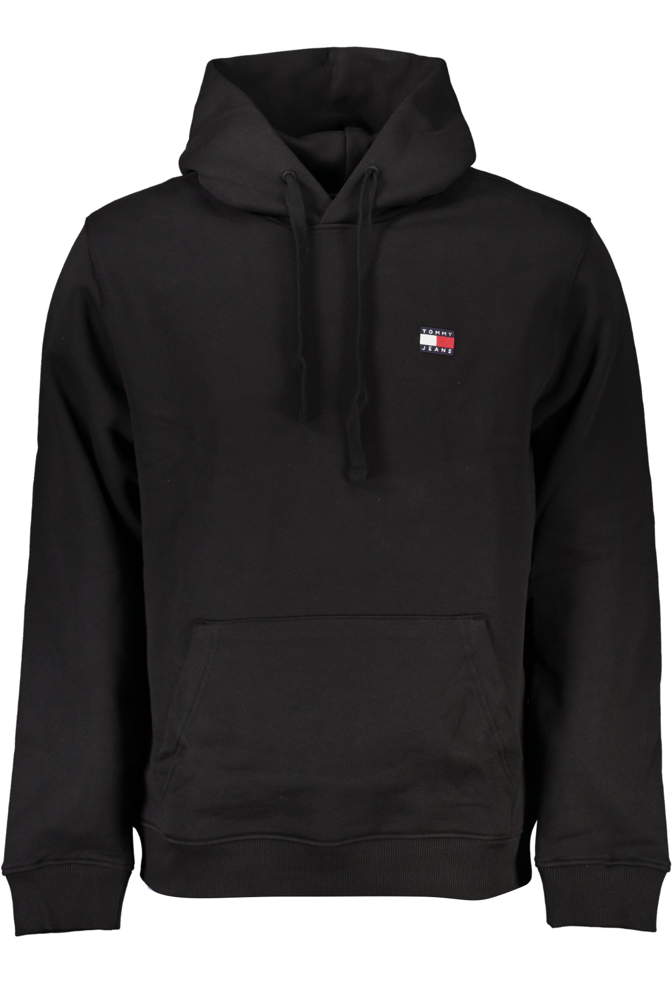 TOMMY HILFIGER MEN'S BLACK ZIPLESS SWEATSHIRT