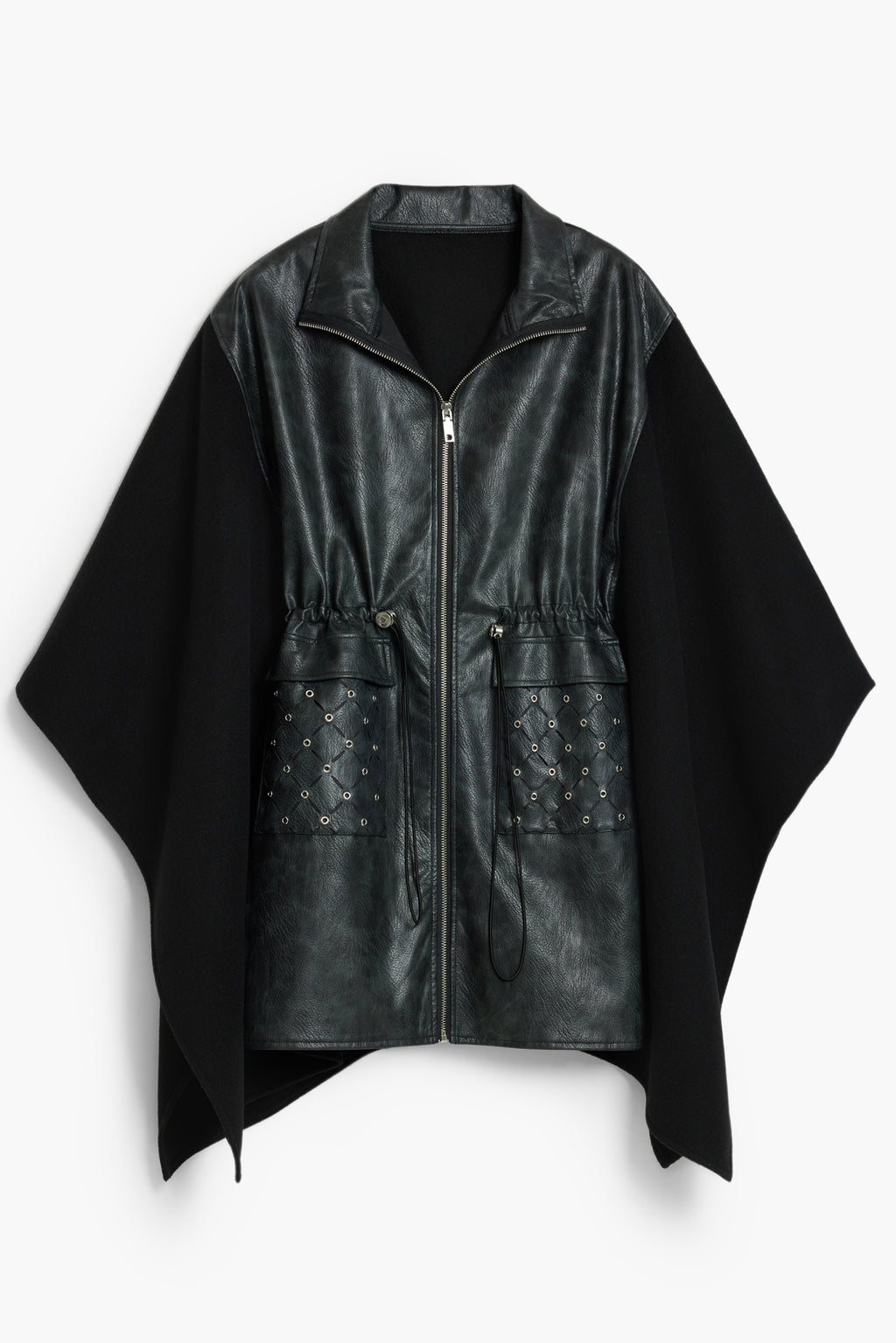 DESIGUAL PONCHO WOMEN'S BLACK