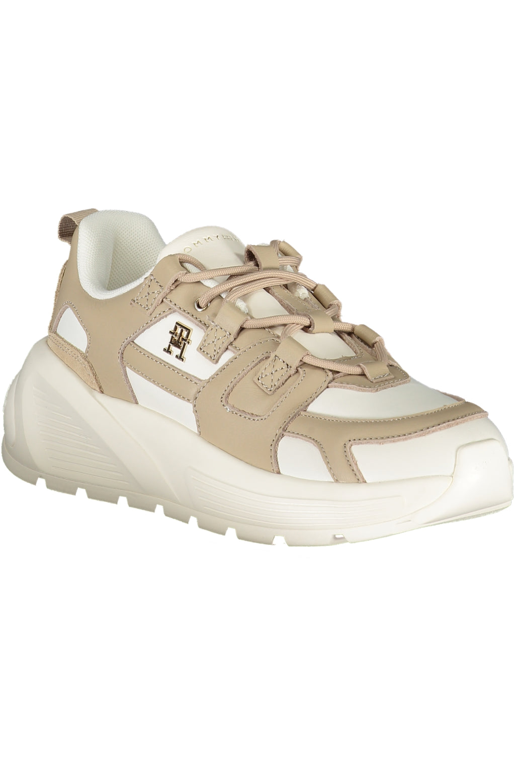 TOMMY HILFIGER WHITE WOMEN'S SPORTS SHOES