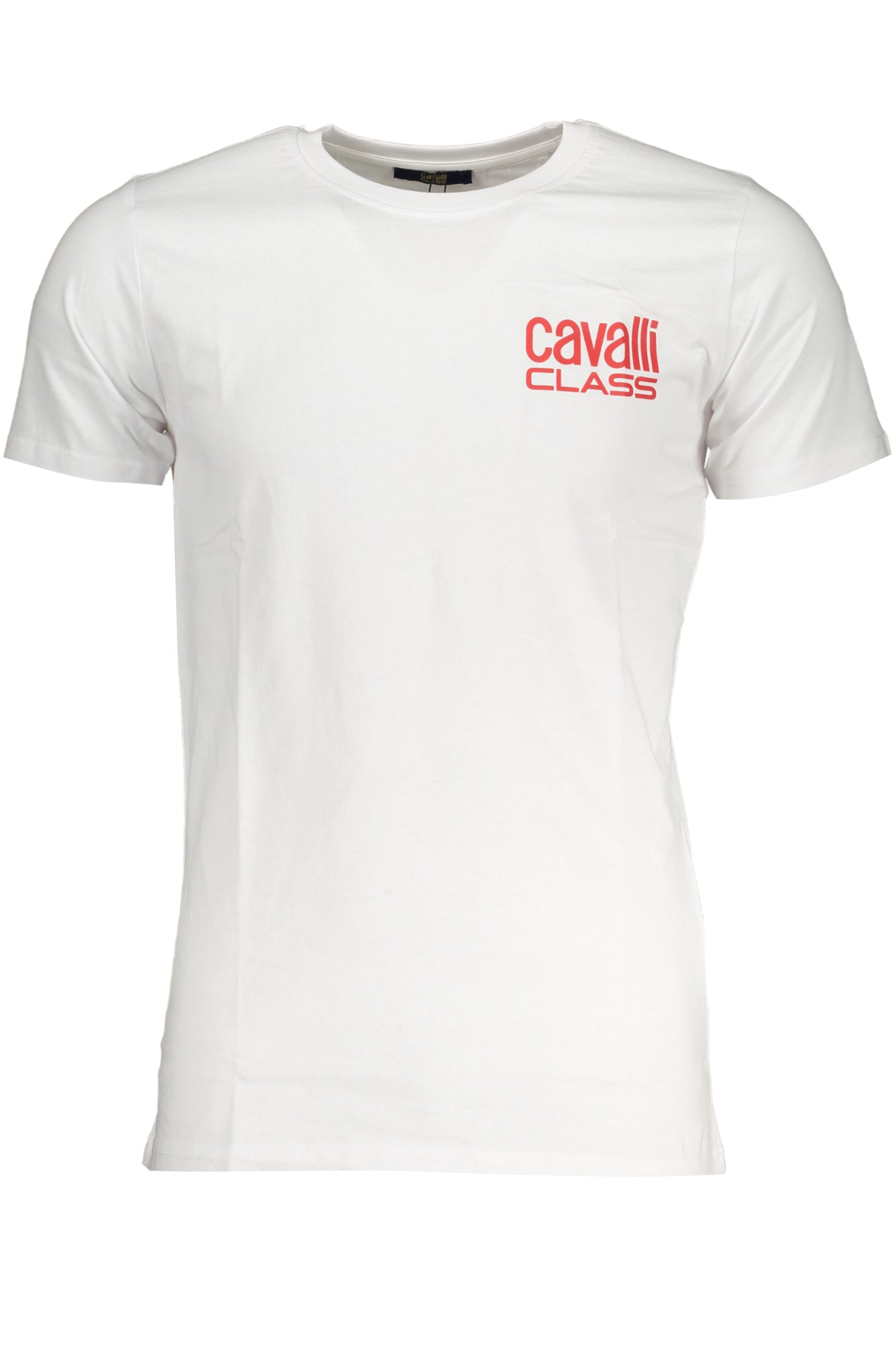 CAVALLI CLASS MEN'S SHORT SLEEVED T-SHIRT WHITE