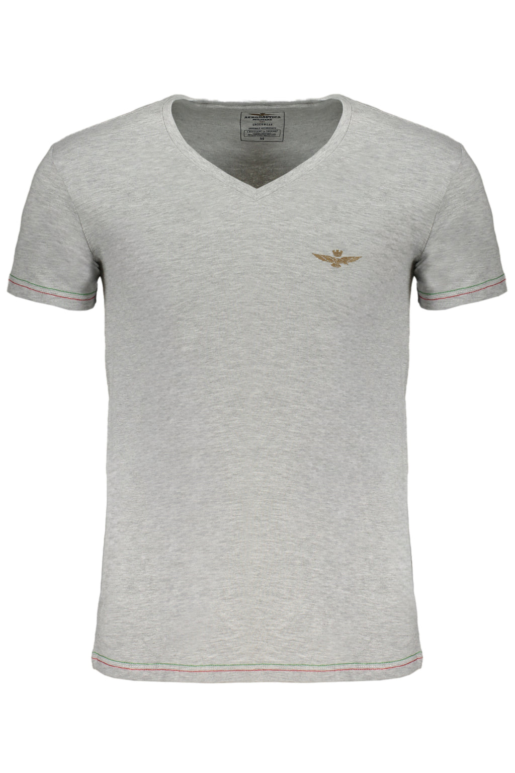 ERONAUTICA MILITARE MEN'S GRAY SHORT SLEEVE T-SHIRT