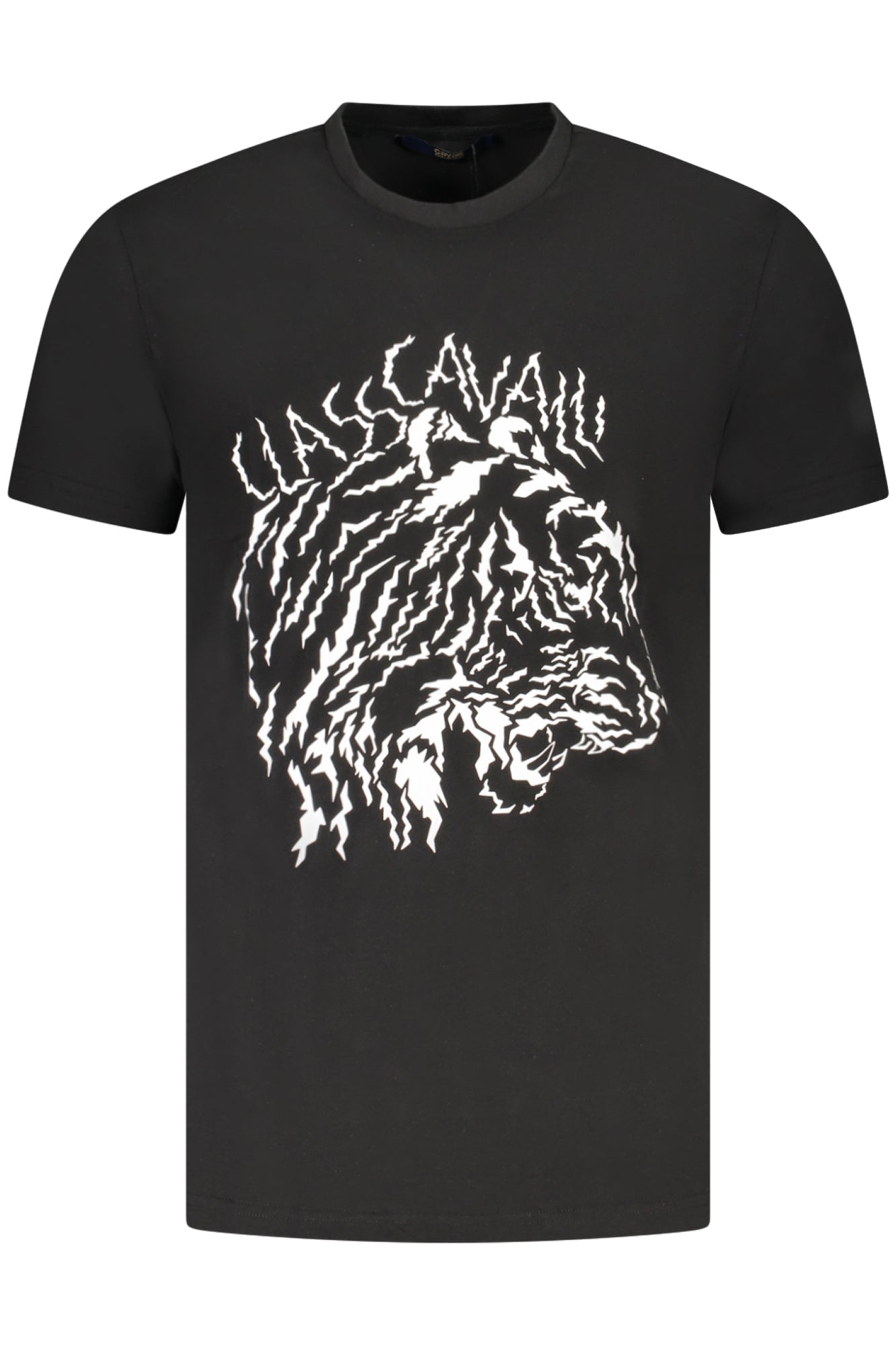 CAVALLI CLASS SHORT SLEEVE T-SHIRT MEN BLACK