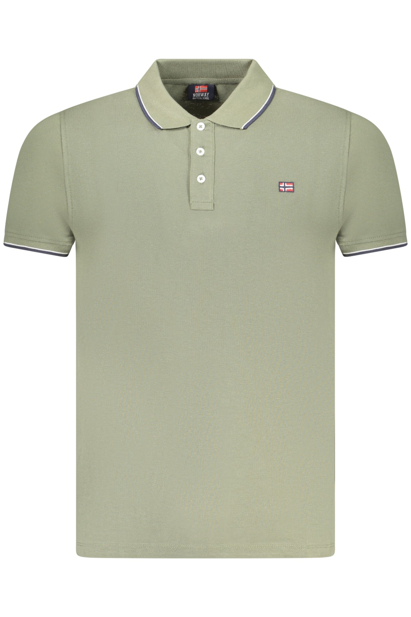 NORWAY 1963 MEN'S SHORT SLEEVE POLO GREEN