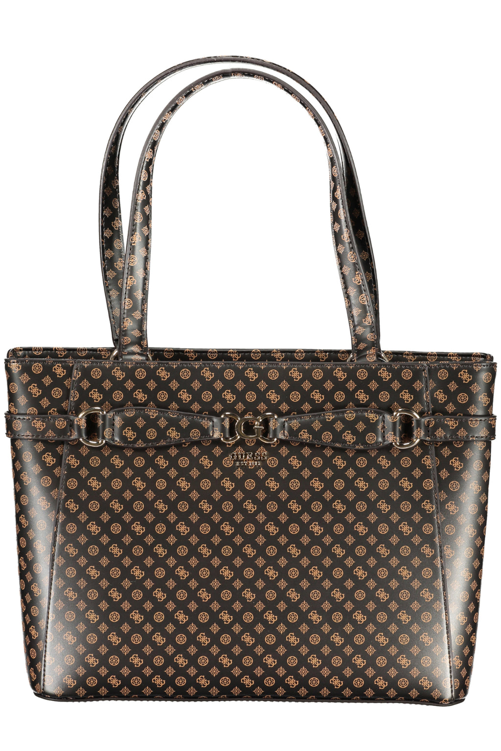 GUESS JEANS BROWN WOMEN'S BAG