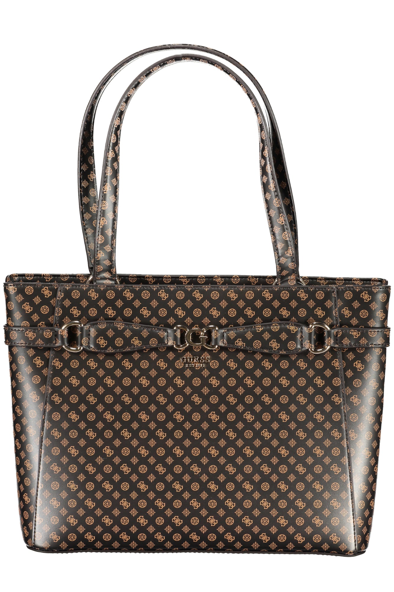 GUESS JEANS BROWN WOMEN'S BAG