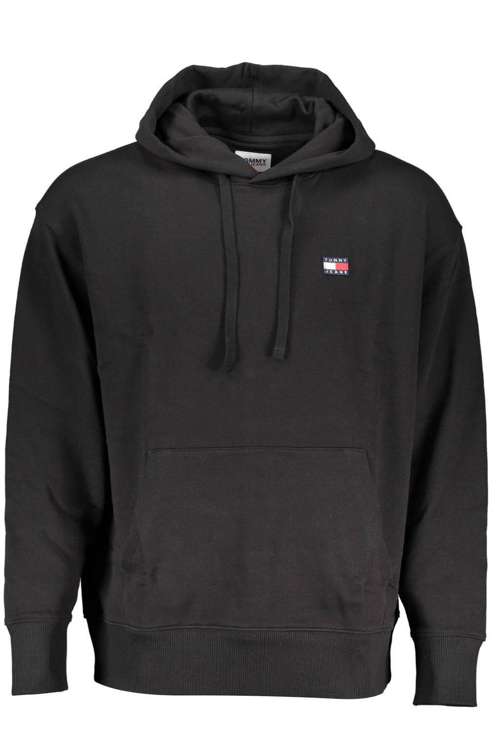 TOMMY HILFIGER MEN'S BLACK ZIPLESS SWEATSHIRT