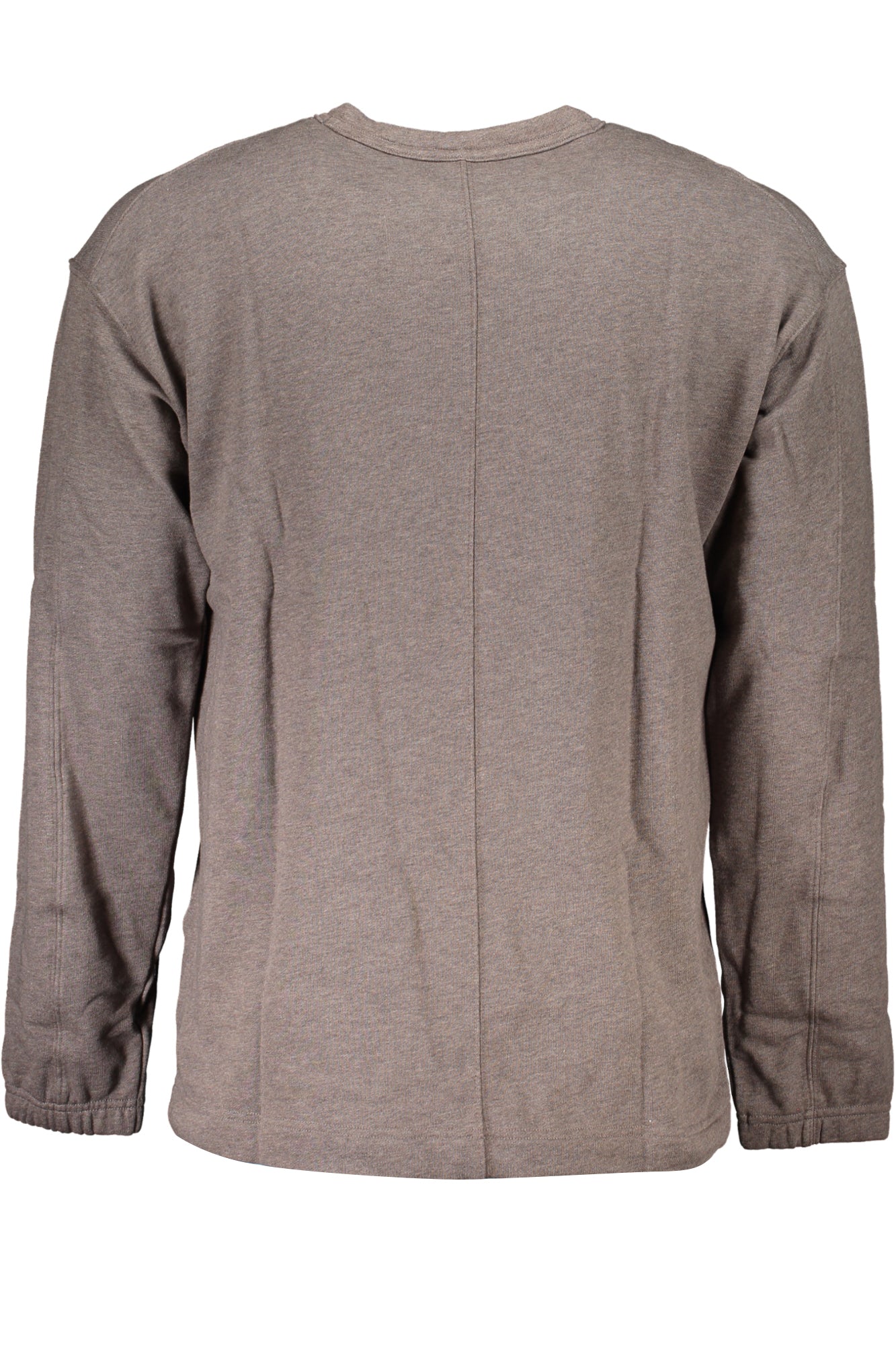 CALVIN KLEIN MEN'S BROWN ZIPLESS SWEATSHIRT