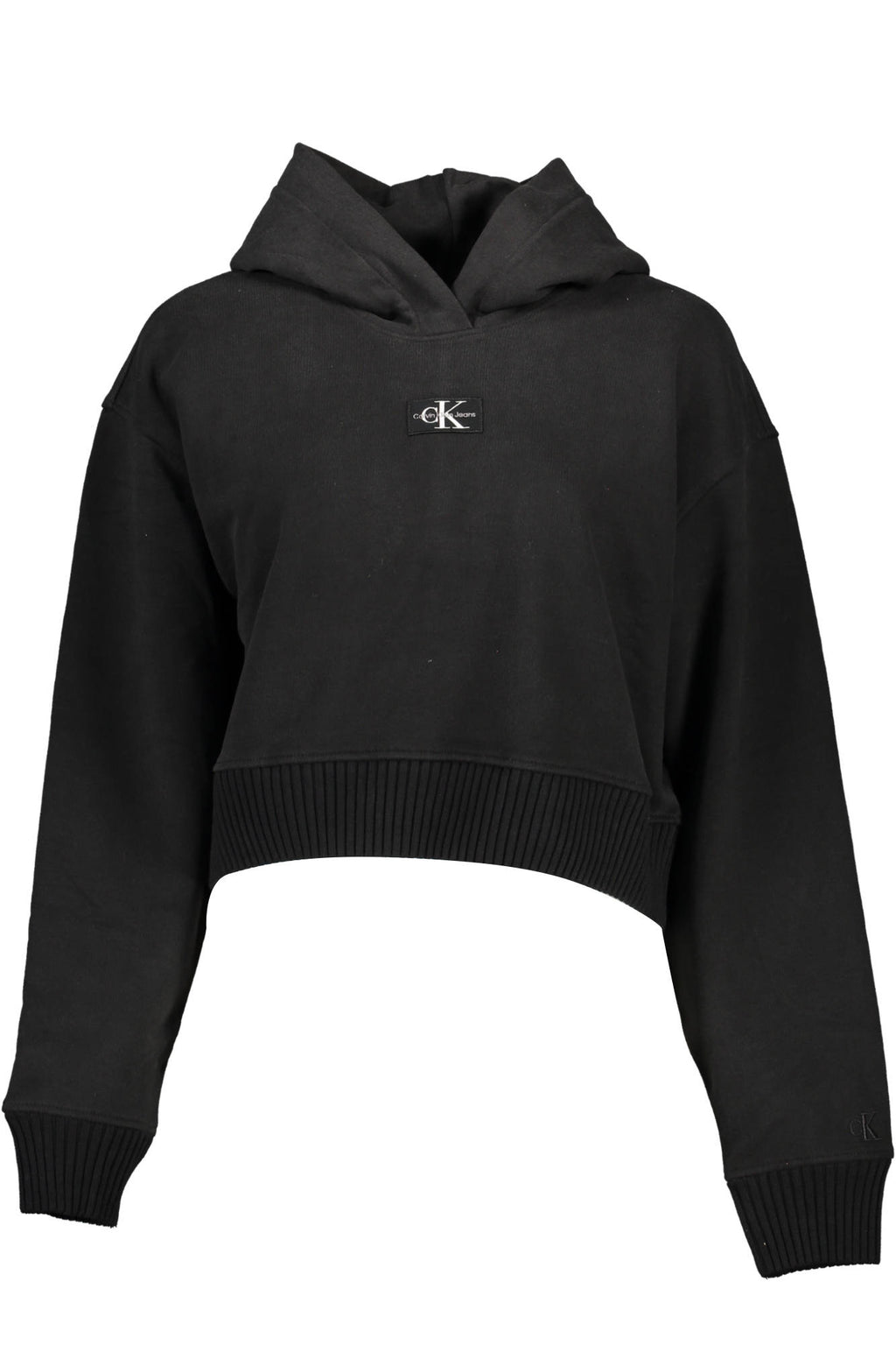 CALVIN KLEIN SWEATSHIRT WITHOUT ZIP WOMAN BLACK