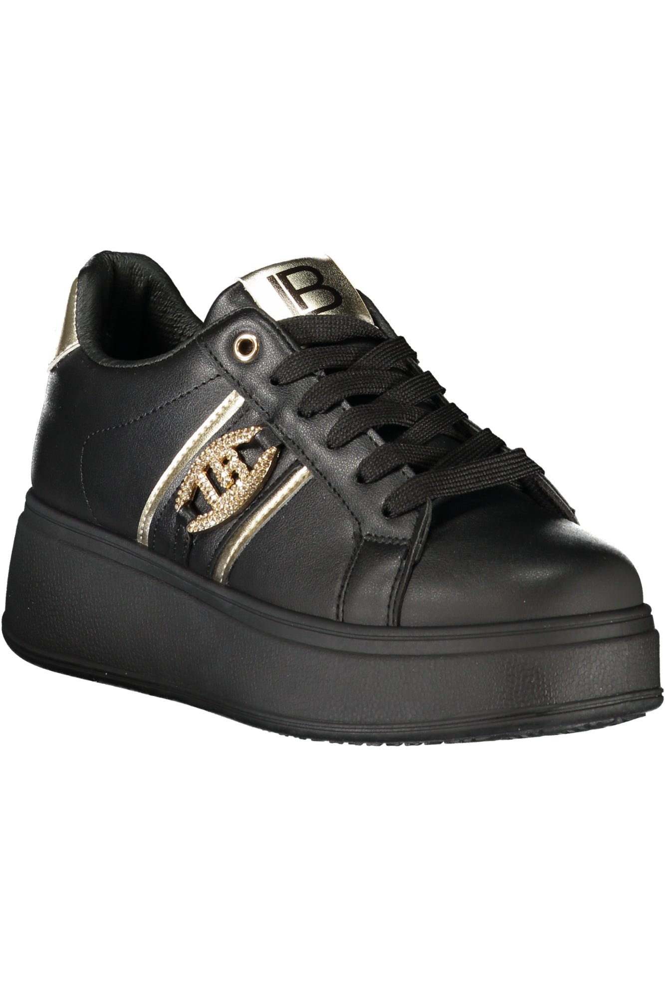 LAURA BIAGIOTTI WOMEN'S BLACK SPORTS SHOES