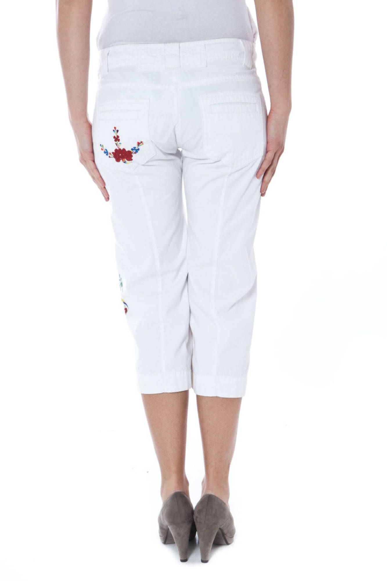DATCH WHITE MEN'S BERMUDA TROUSERS