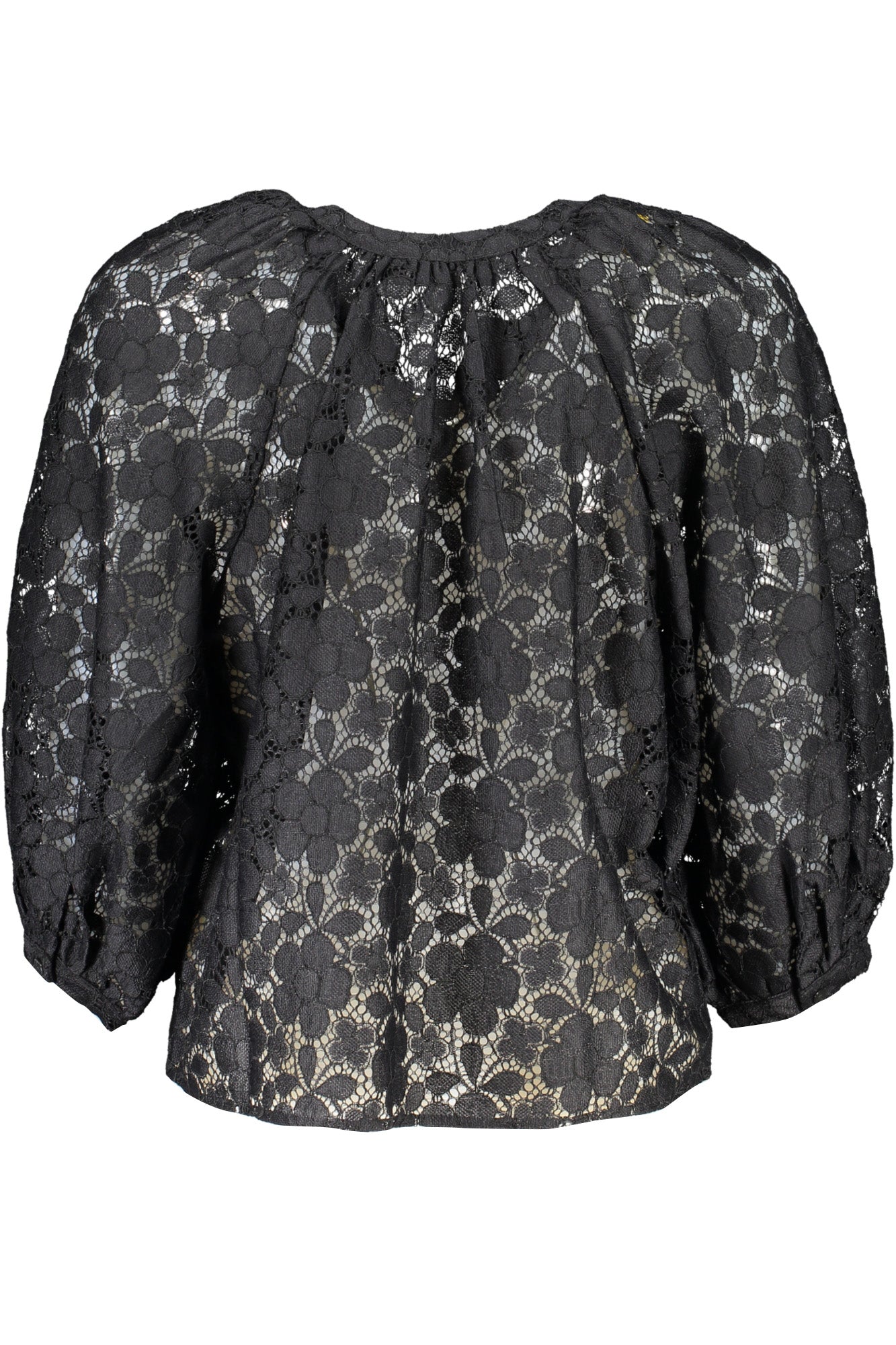 DESIGUAL WOMEN'S LONG SLEEVE SHIRT BLACK