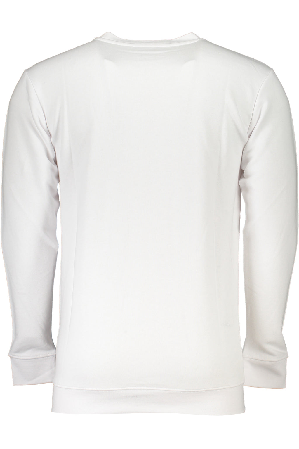 CAVALLI CLASS MEN'S WHITE ZIPLESS SWEATSHIRT