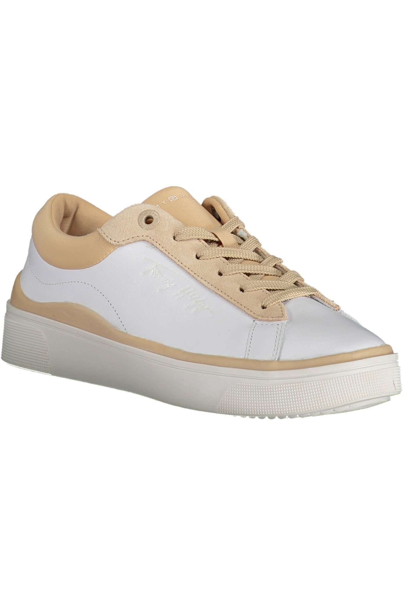 TOMMY HILFIGER WHITE WOMEN'S SPORTS SHOES