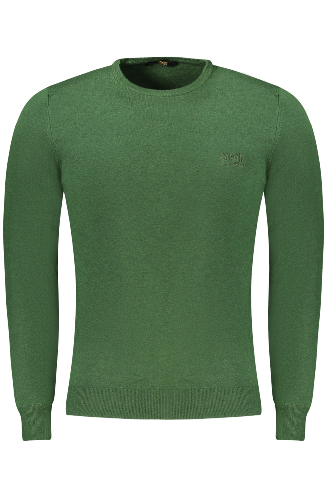 CAVALLI CLASS GREEN MEN'S SWEATER