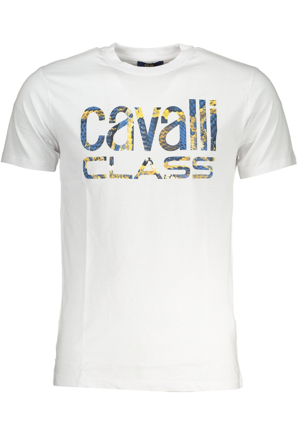 CAVALLI CLASS MEN'S SHORT SLEEVED T-SHIRT WHITE