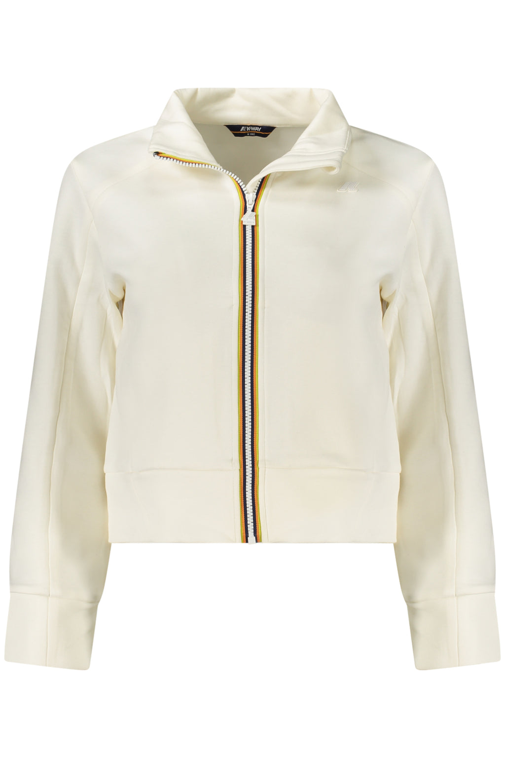 K-WAY WOMEN'S ZIP-UP SWEATSHIRT WHITE
