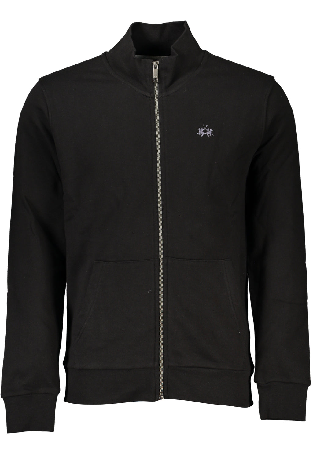 LA MARTINA MEN'S BLACK ZIP SWEATSHIRT
