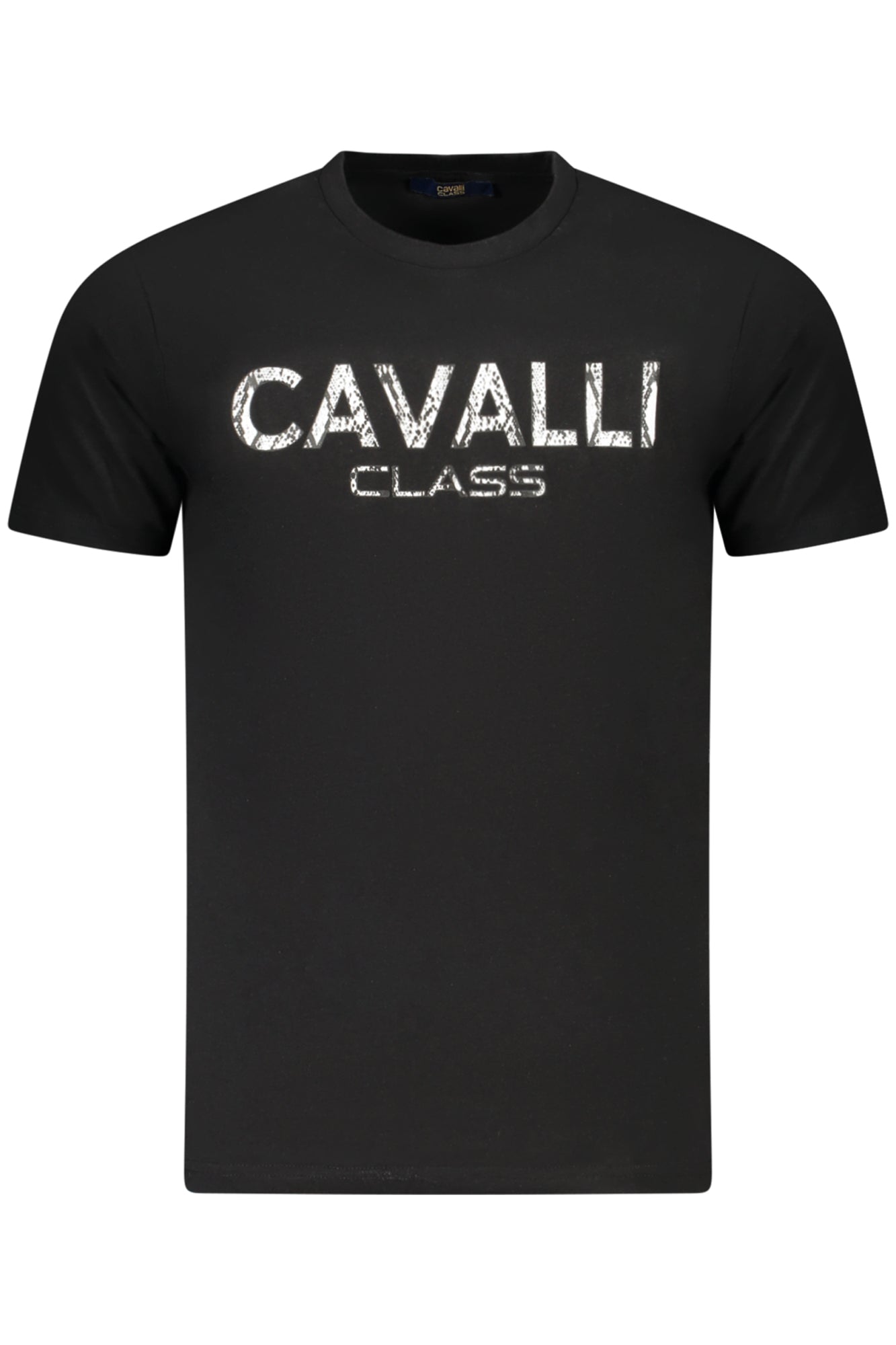 CAVALLI CLASS SHORT SLEEVE T-SHIRT MEN BLACK