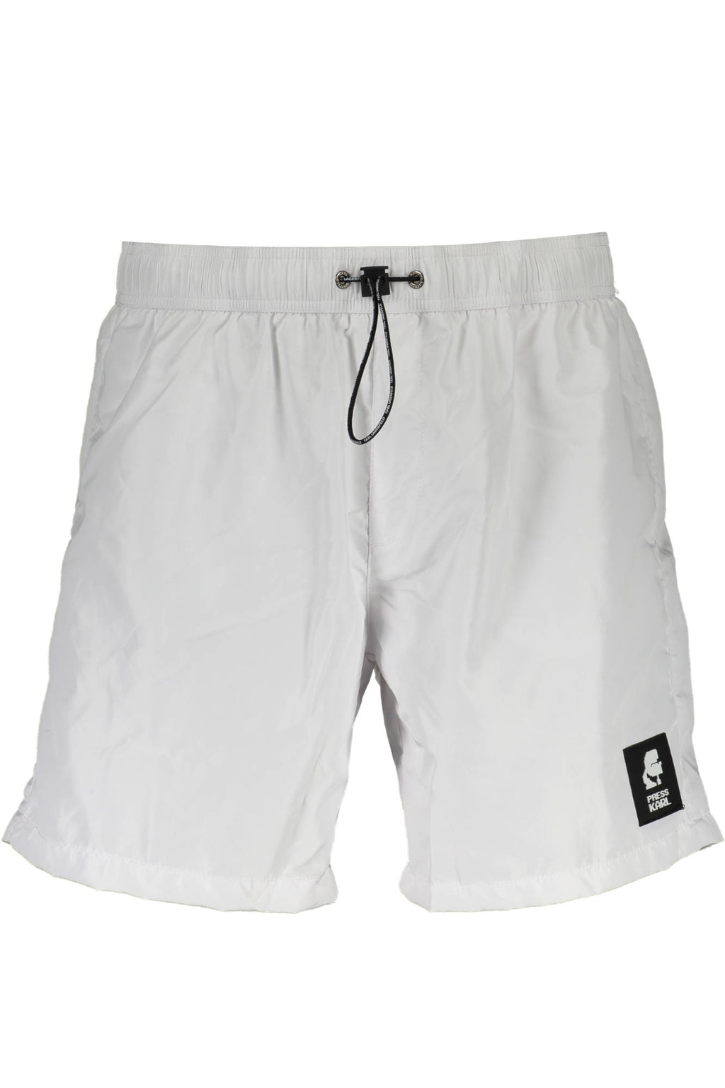 KARL LAGERFELD BEACHWEAR SWIMSUIT BOTTOM MEN WHITE