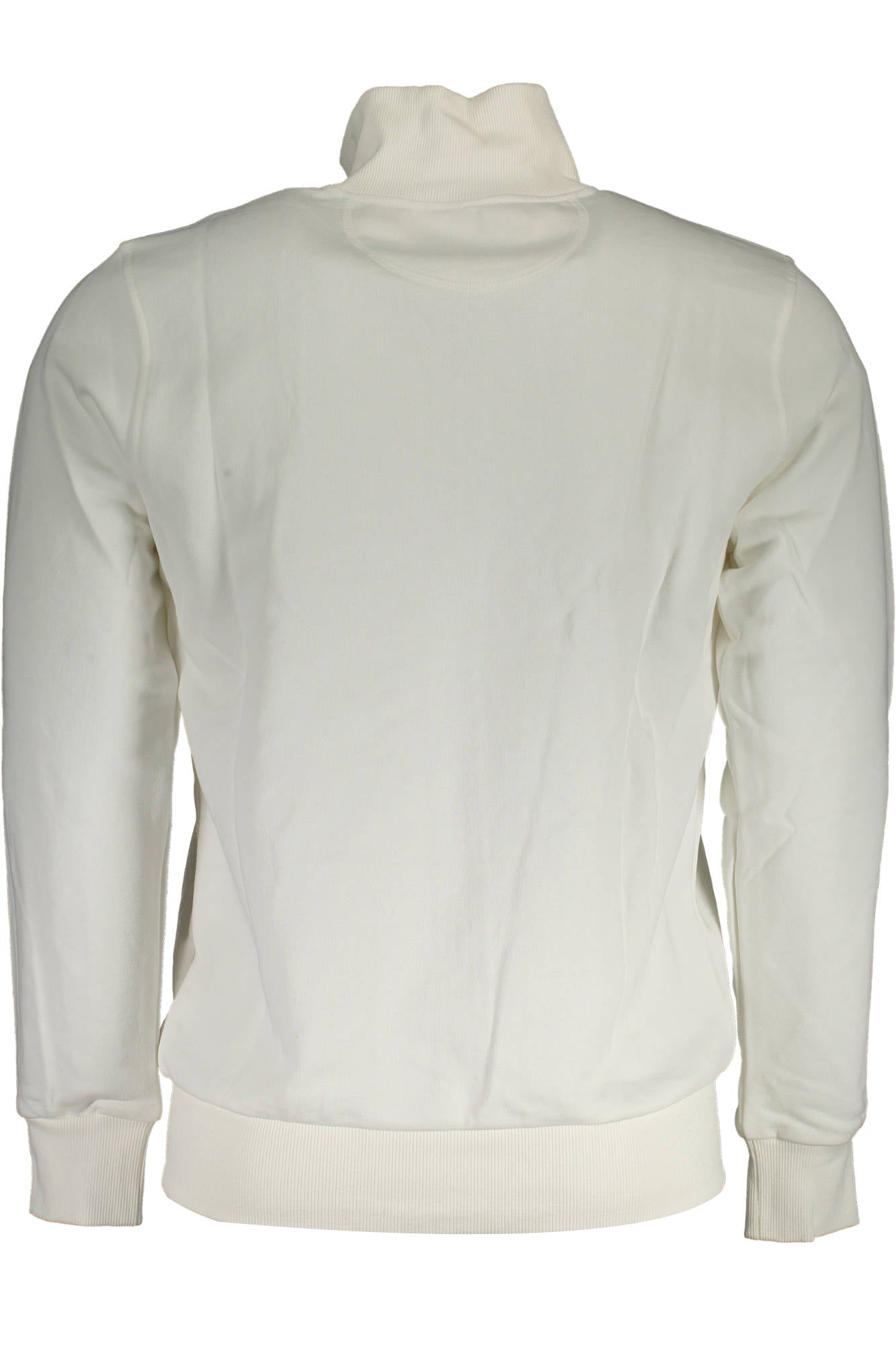 LA MARTINA MEN'S WHITE ZIP-UP SWEATSHIRT