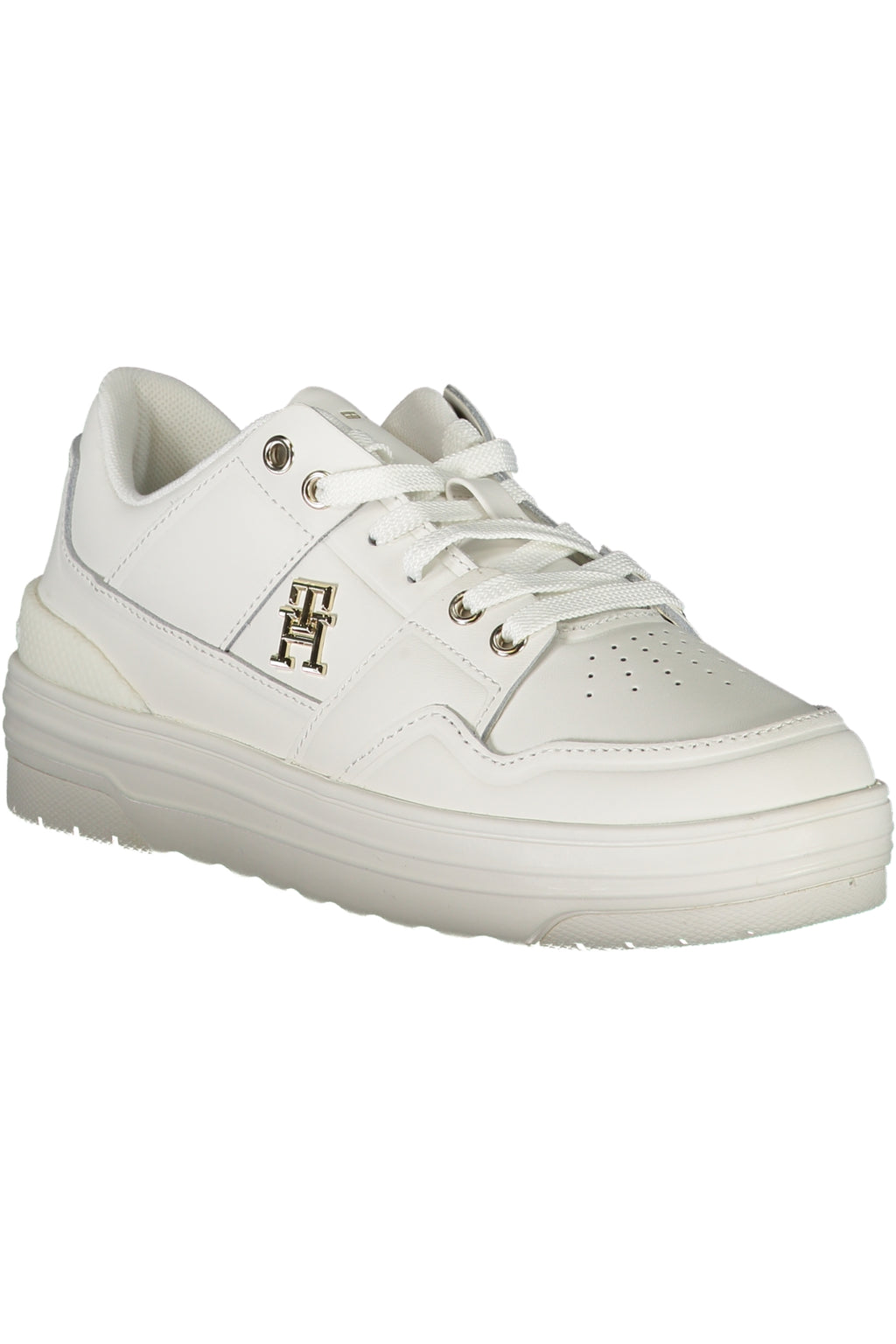 TOMMY HILFIGER WHITE WOMEN'S SPORTS SHOES