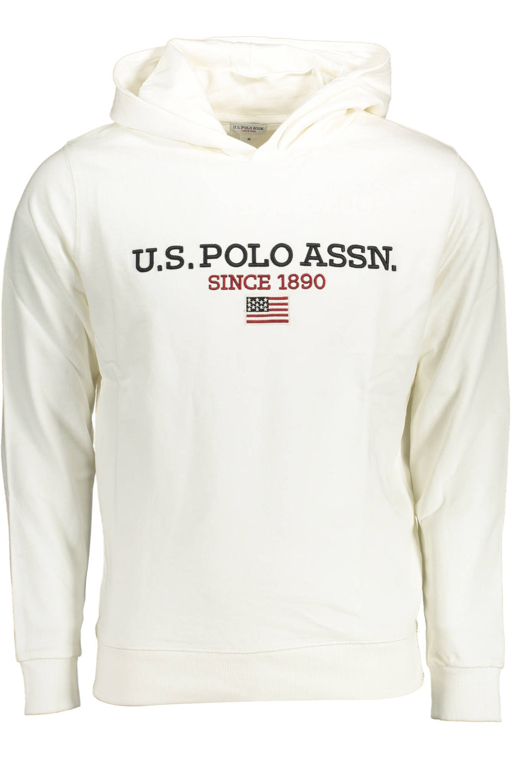US POLO SWEATSHIRT WITHOUT ZIP WHITE MAN