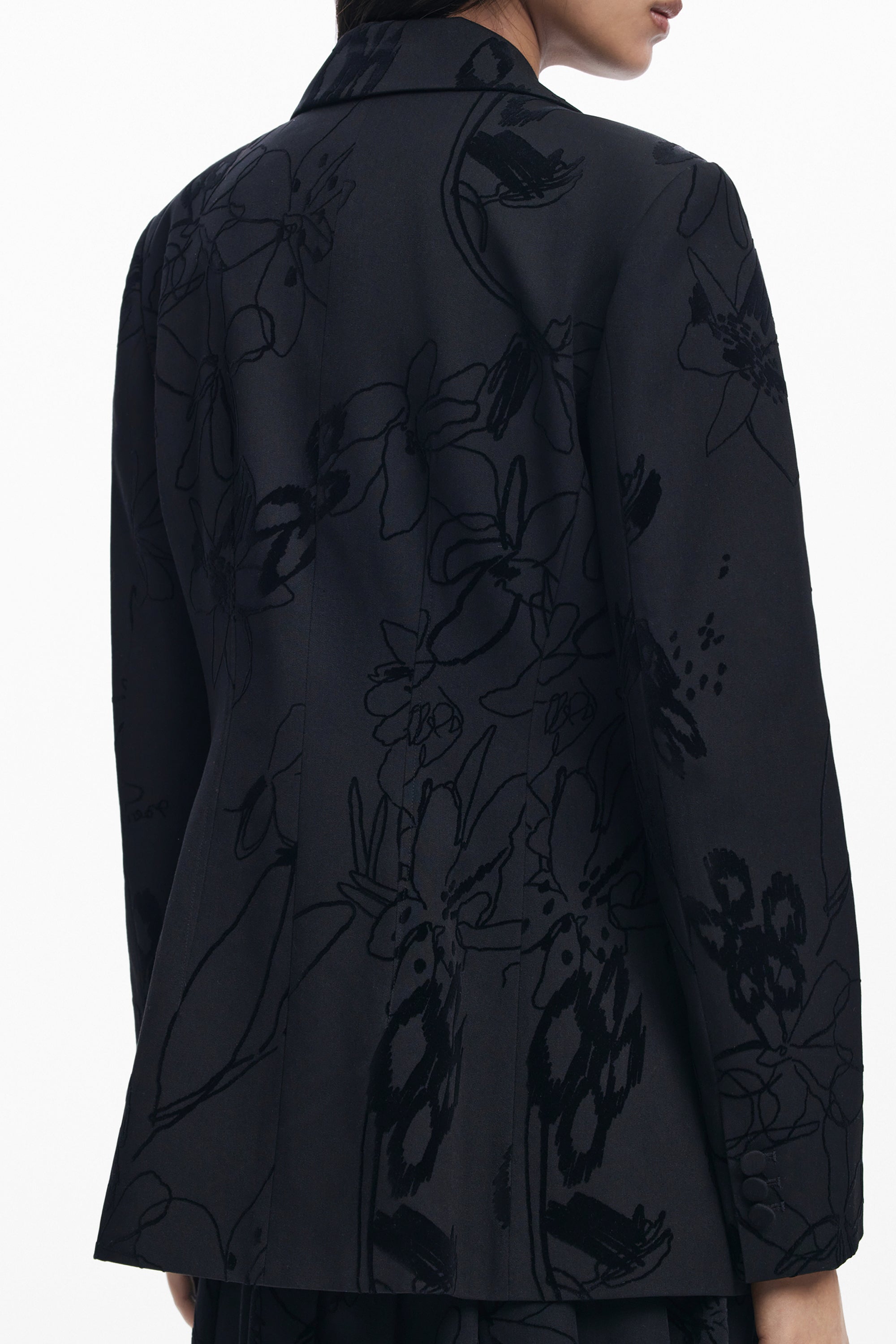 DESIGUAL CLASSIC WOMEN'S BLACK JACKET
