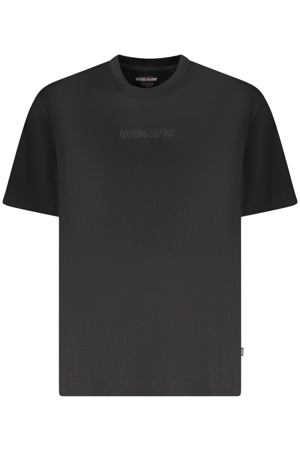 GUESS JEANS SHORT SLEEVE T-SHIRT MEN BLACK