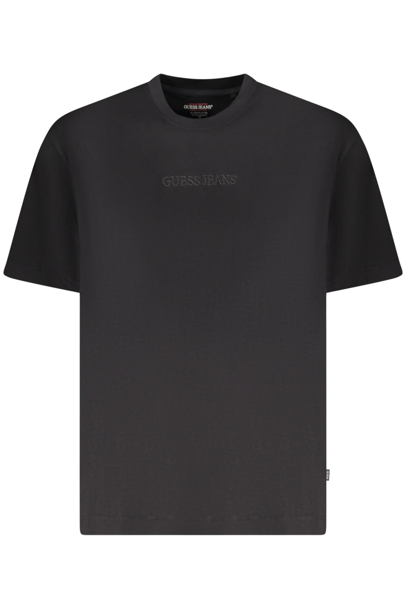 GUESS JEANS SHORT SLEEVE T-SHIRT MEN BLACK