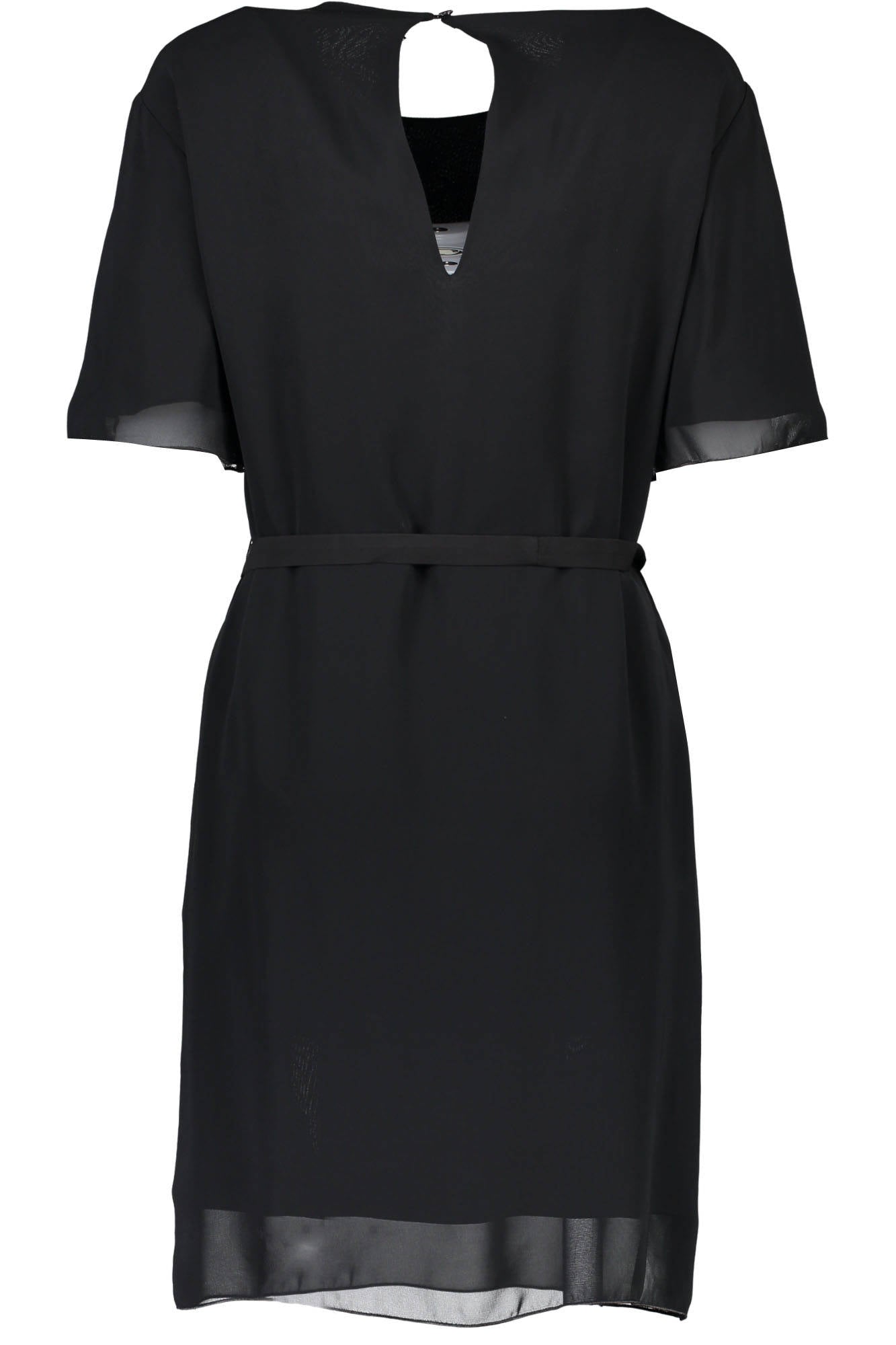LOVE MOSCHINO SHORT DRESS WOMAN BLACK