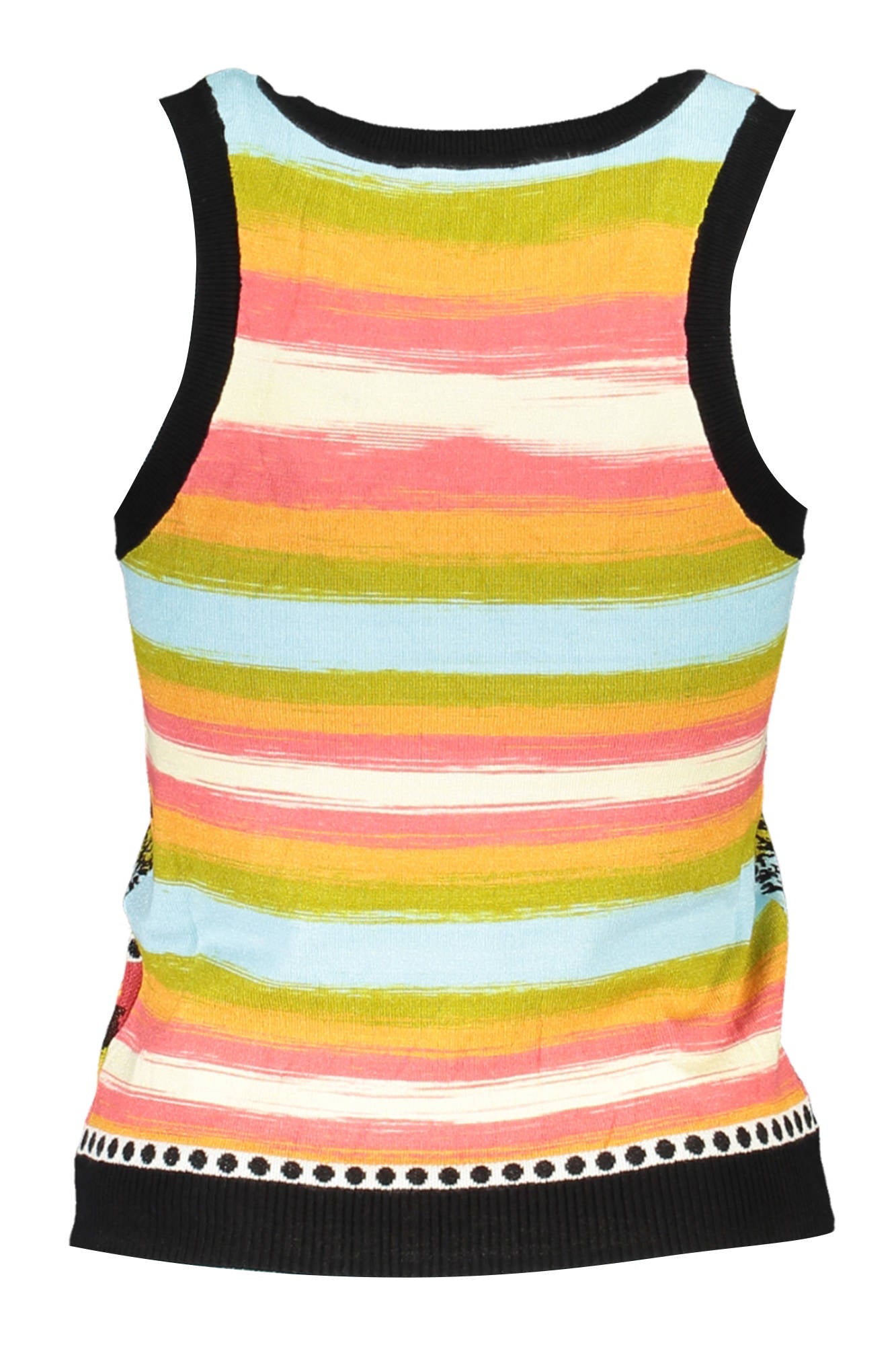 DESIGUAL WOMEN'S BLACK TANK TOP