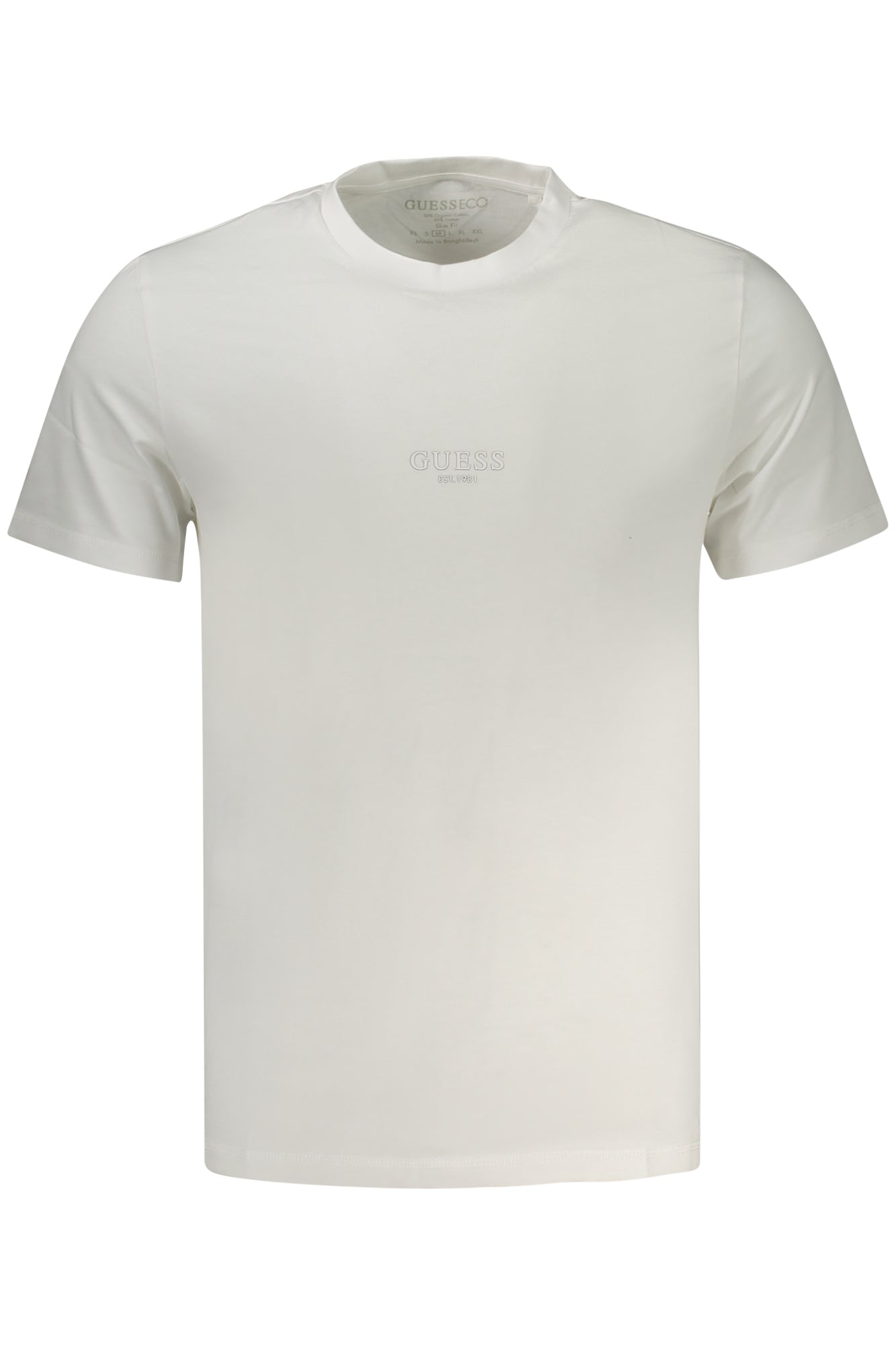 GUESS JEANS SHORT SLEEVE T-SHIRT MEN WHITE