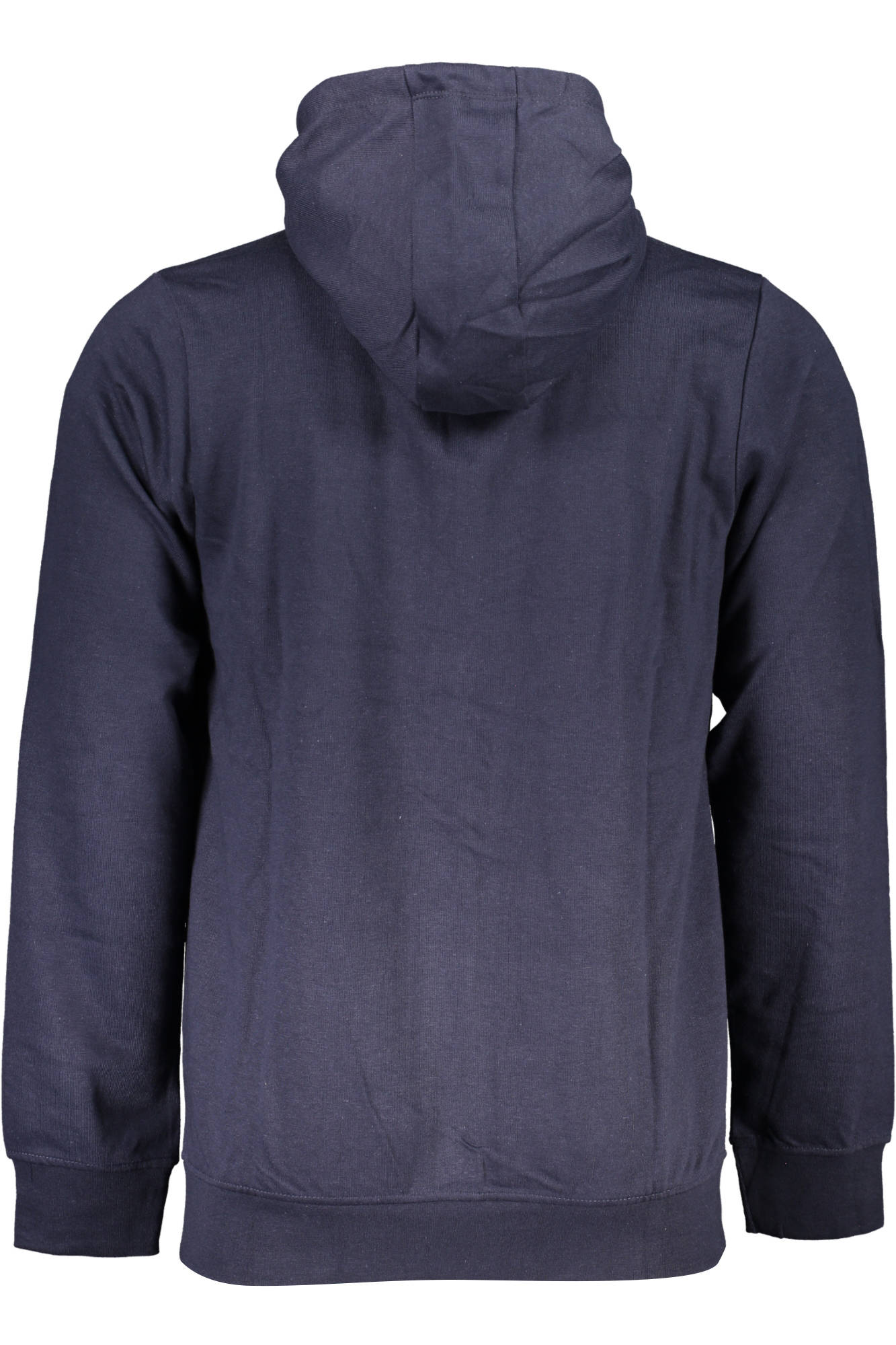GIAN MARCO VENTURI MEN'S BLUE ZIP-UP SWEATSHIRT