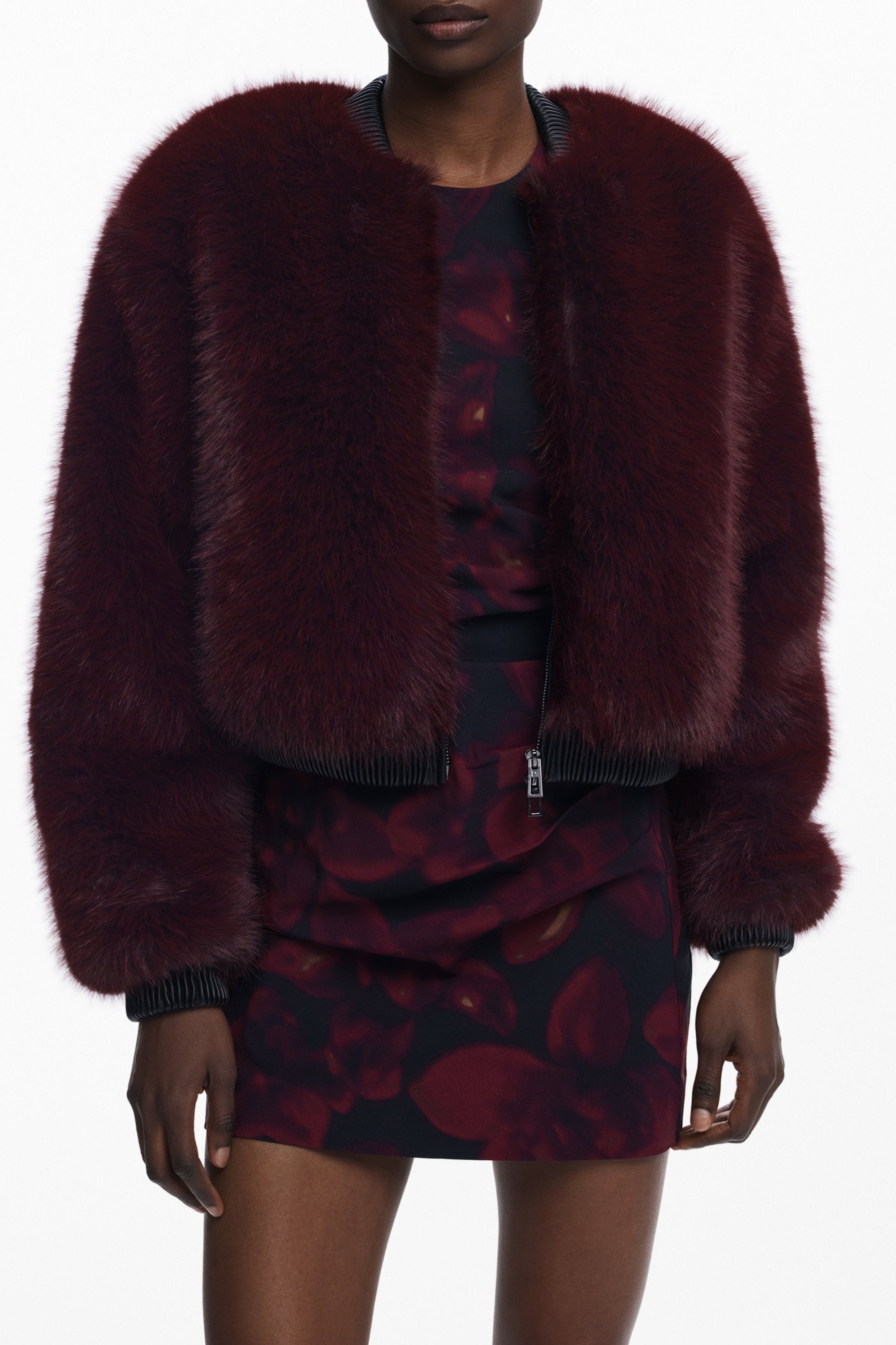 DESIGUAL WOMEN'S RED JACKET