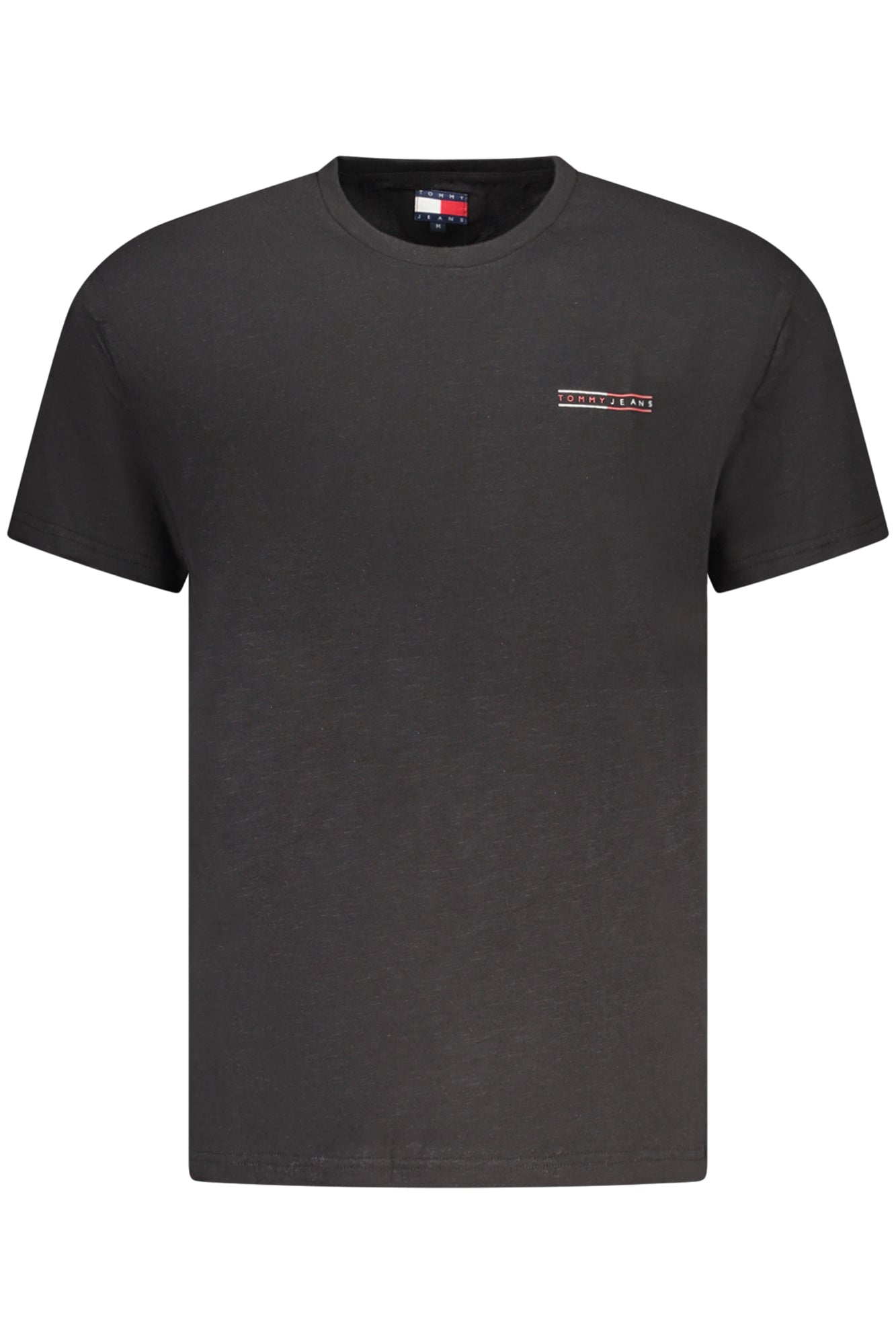 TOMMY HILFIGER SHORT SLEEVE T-SHIRT MEN BLACK