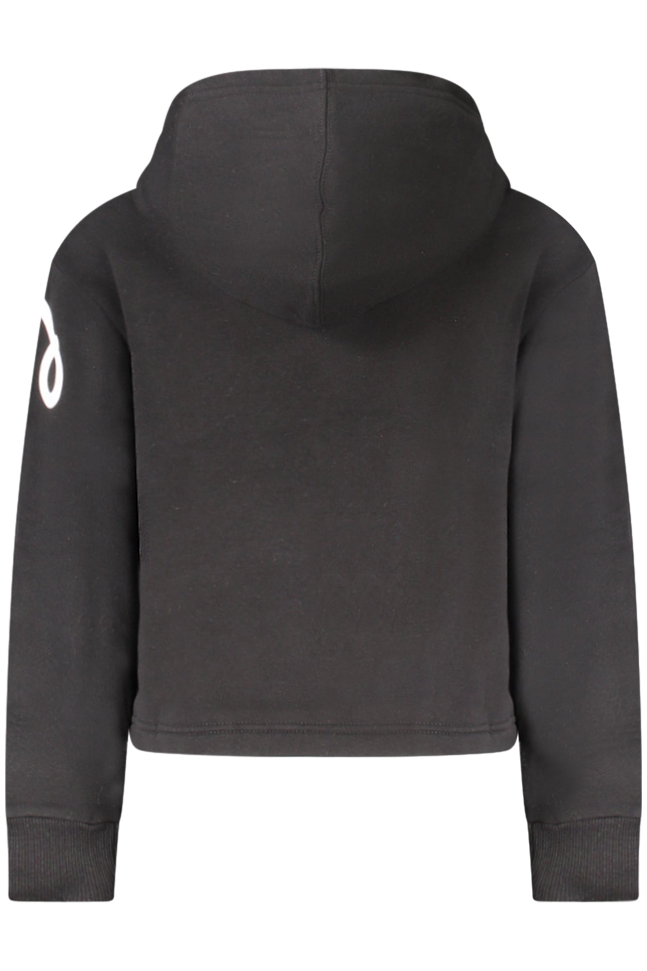 Converse Girls' Zip-Up Hoodie, Black