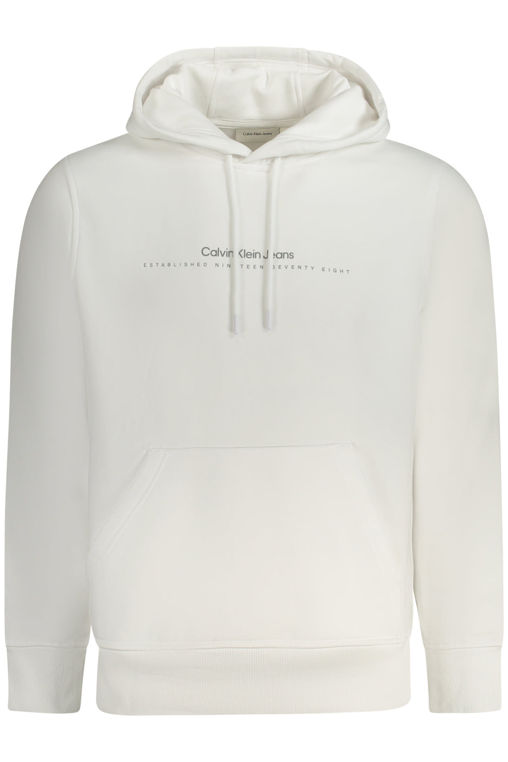 CALVIN KLEIN MEN'S ZIP-UP SWEATSHIRT WHITE