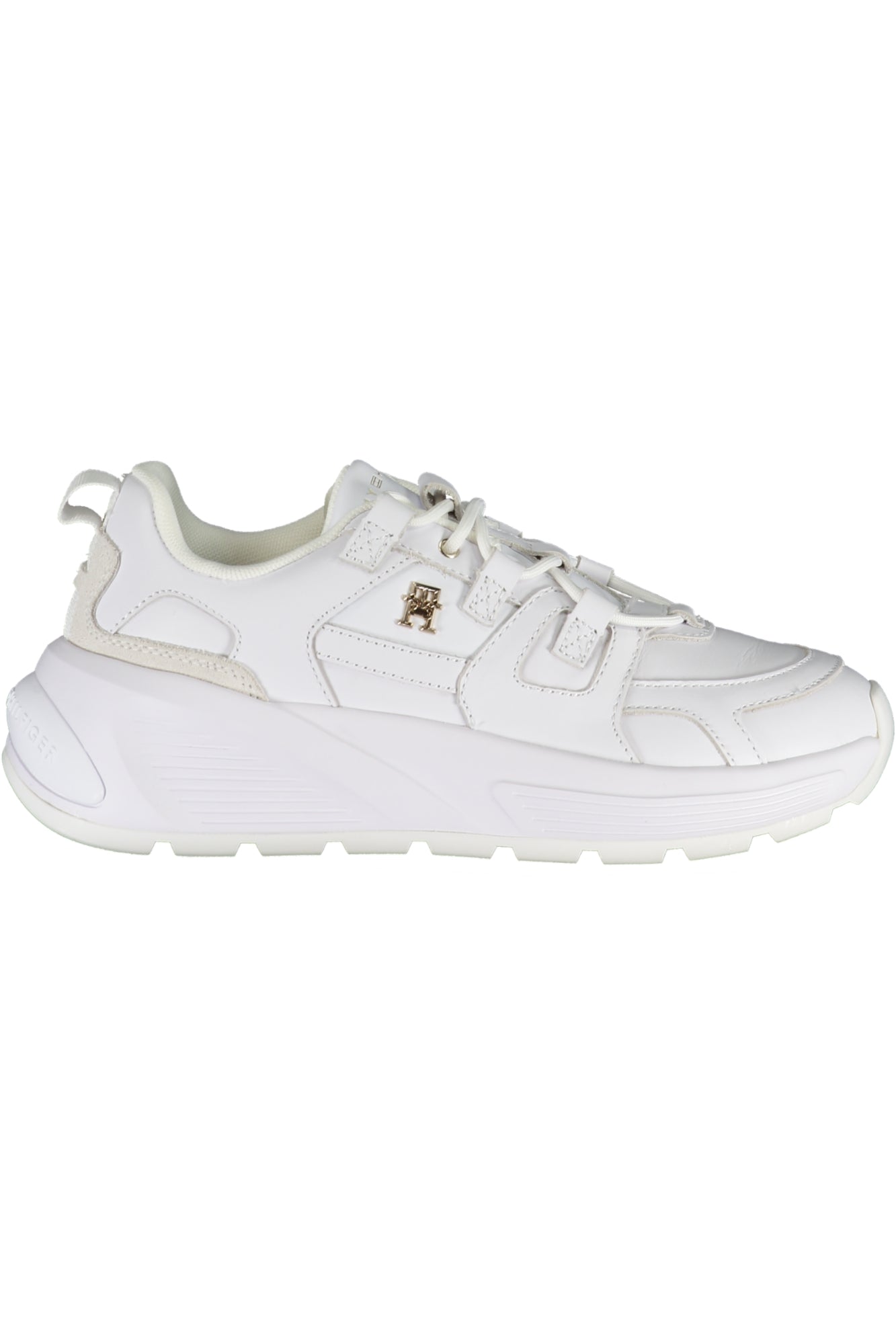 TOMMY HILFIGER WHITE WOMEN'S SPORTS SHOES