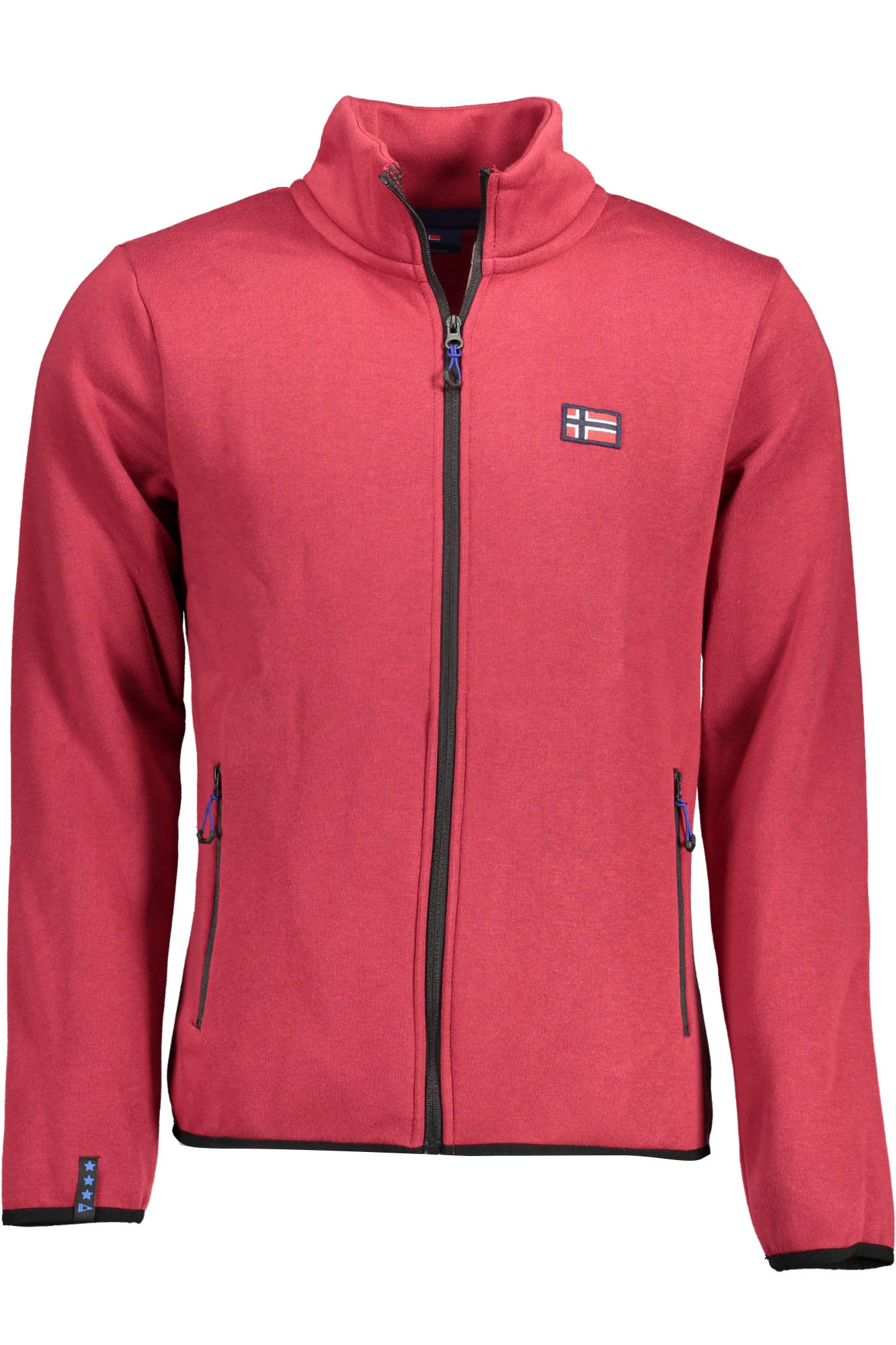 NORWAY 1963 RED MEN'S ZIP-UP SWEATSHIRT