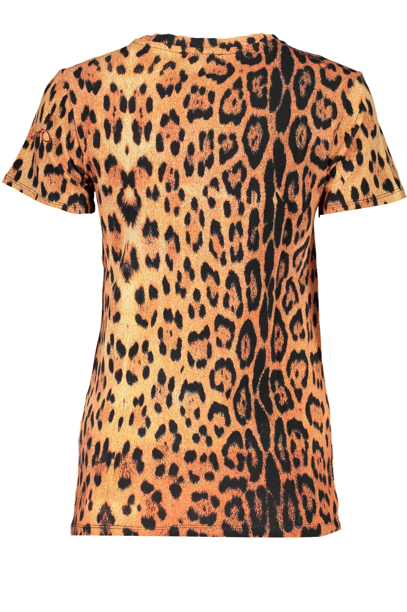 CAVALLI CLASS WOMEN'S SHORT SLEEVE T-SHIRT ORANGE