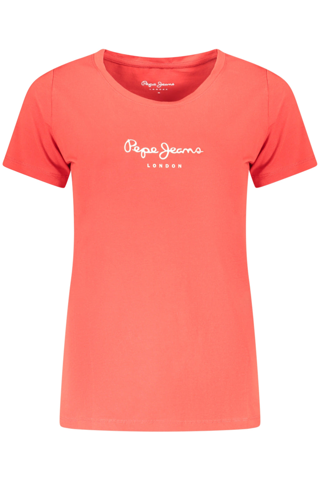 PEPE JEANS WOMEN'S SHORT-SLEEVED T-SHIRT, RED