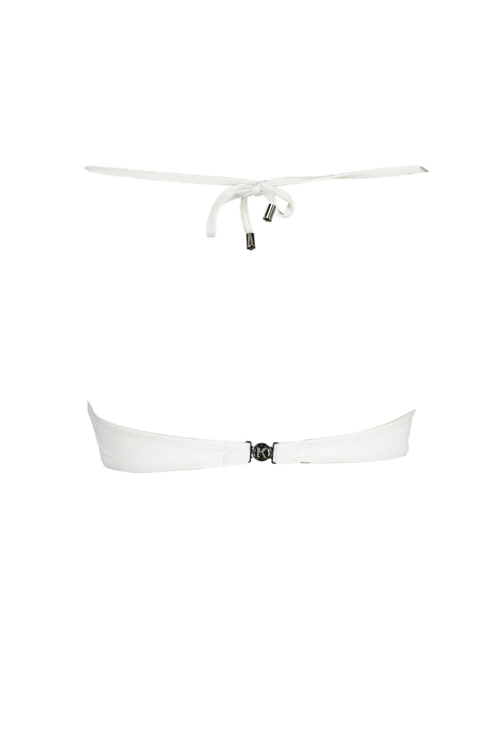 KARL LAGERFELD BEACHWEAR SWIMSUIT TOP WOMEN WHITE