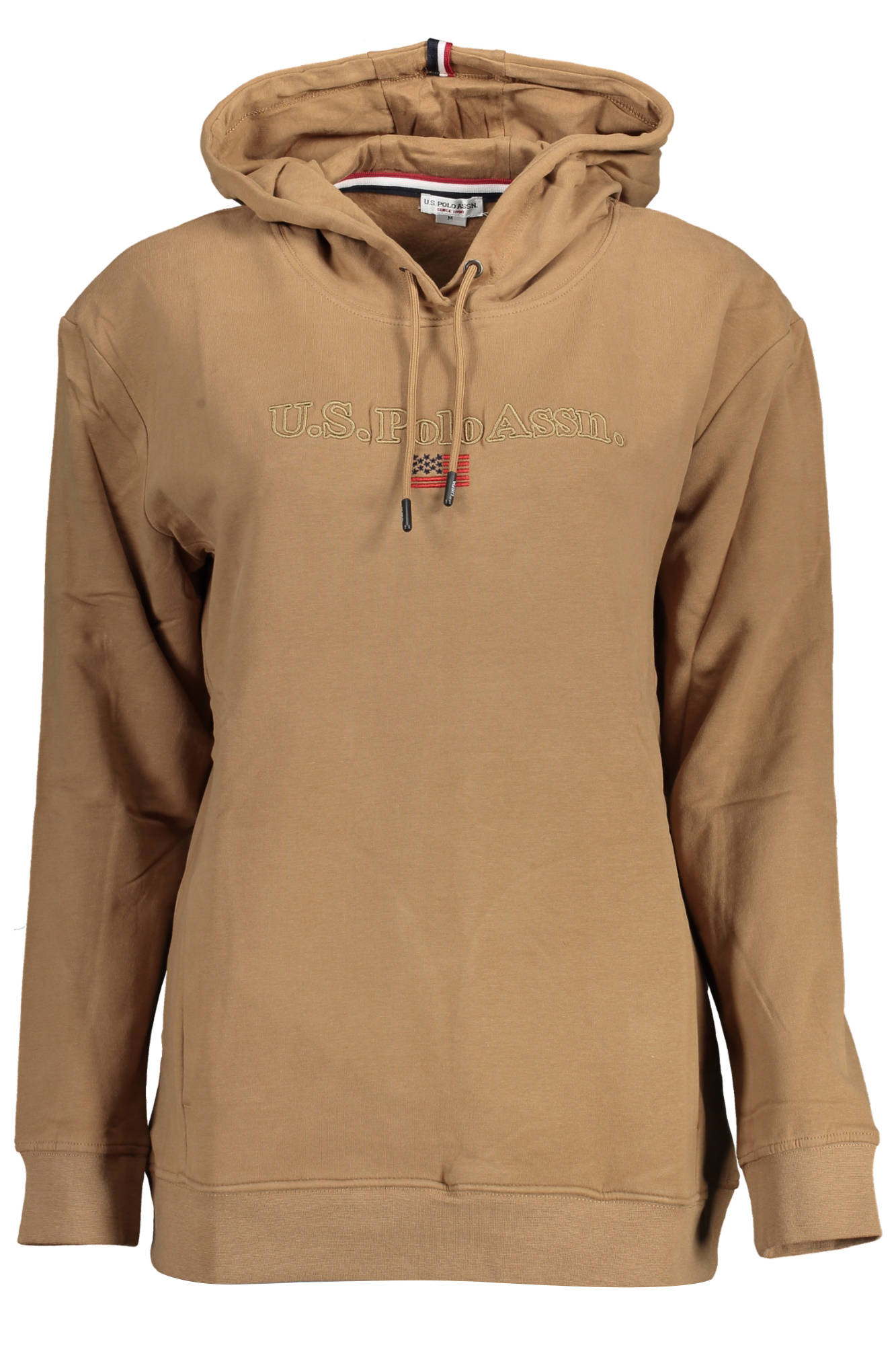 US POLO SWEATSHIRT WITHOUT ZIP WOMAN BROWN
