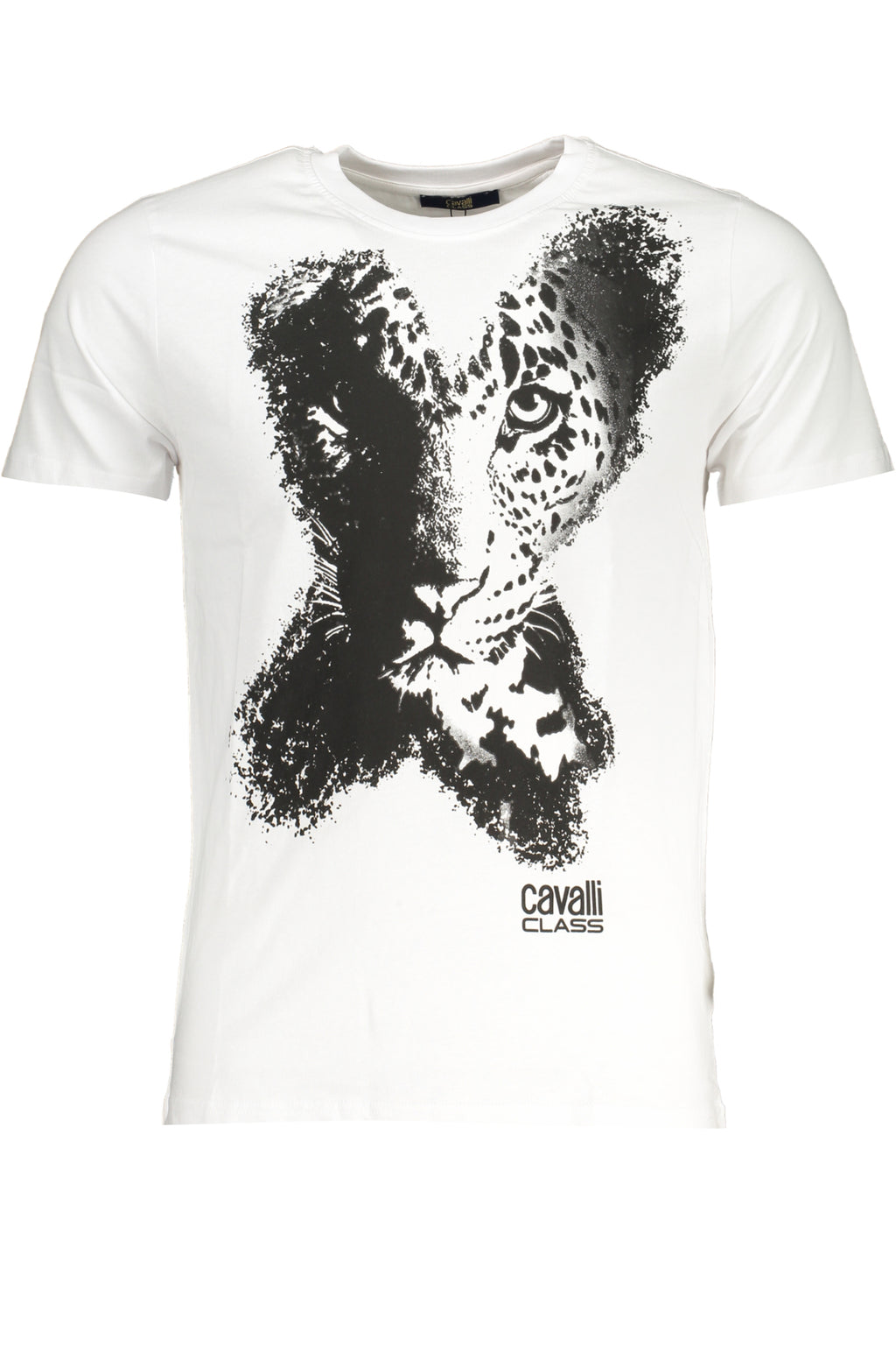 CAVALLI CLASS MEN'S SHORT SLEEVED T-SHIRT WHITE