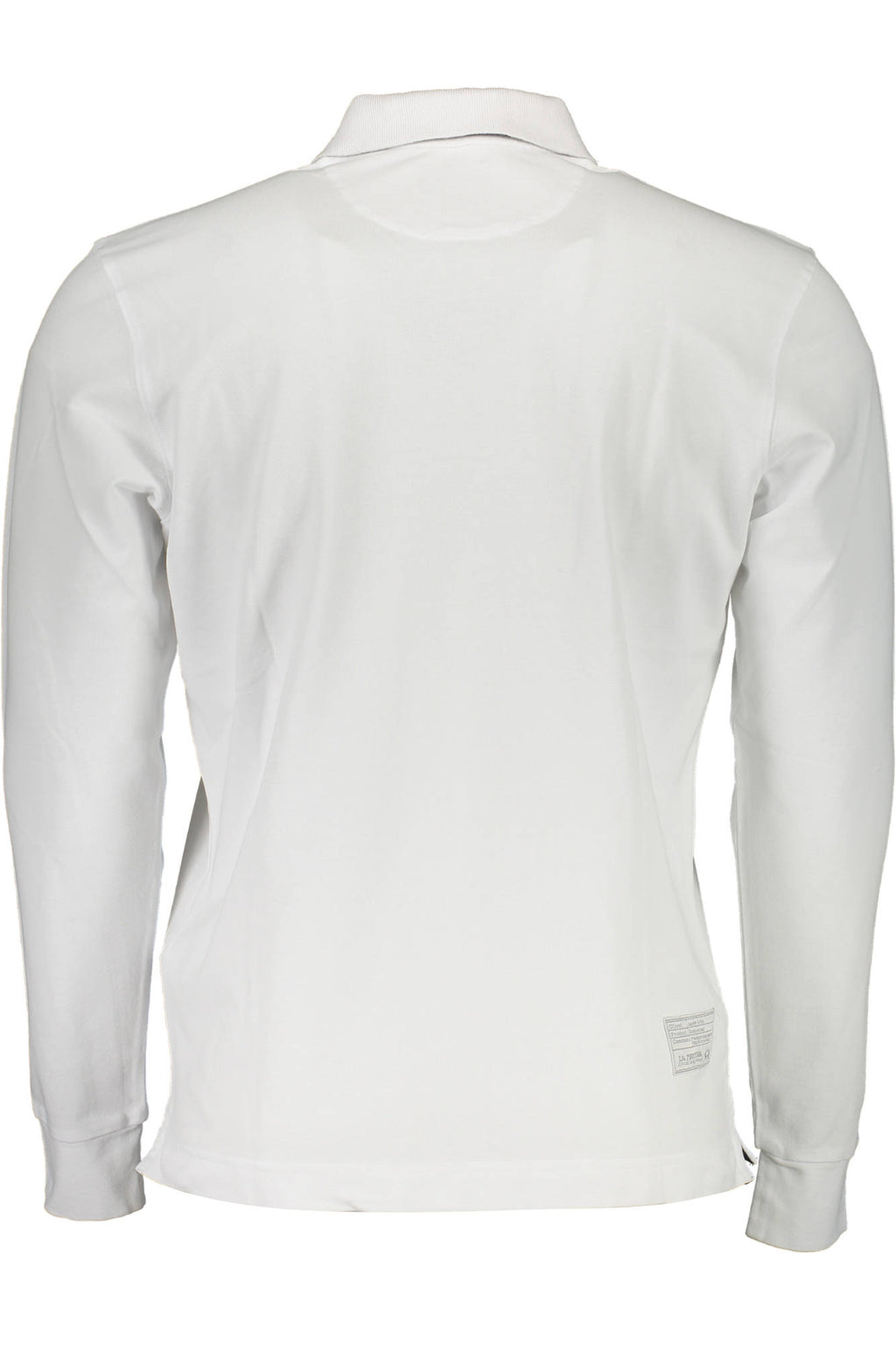 LA MARTINA MEN'S WHITE LONG SLEEVE POLO SHIRT