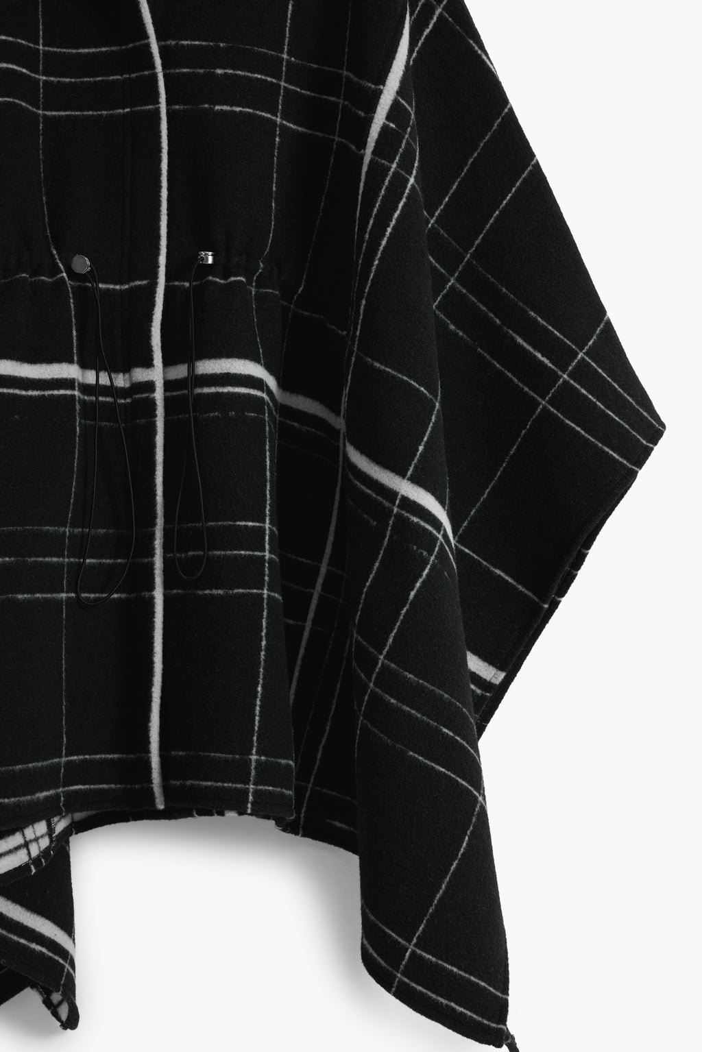 DESIGUAL WOMEN'S BLACK PONCHO