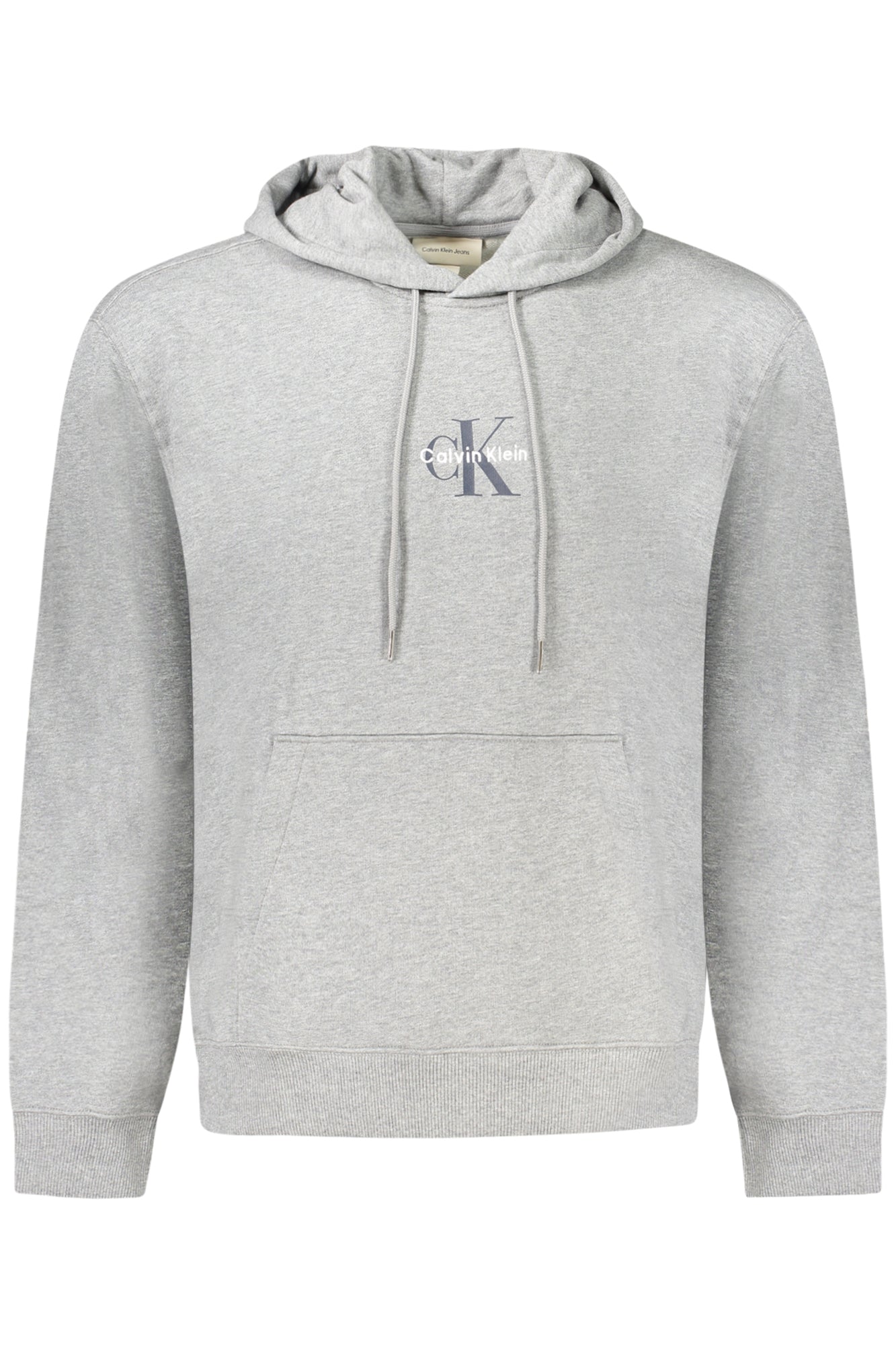 CALVIN KLEIN MEN'S GRAY ZIP-UP SWEATSHIRT