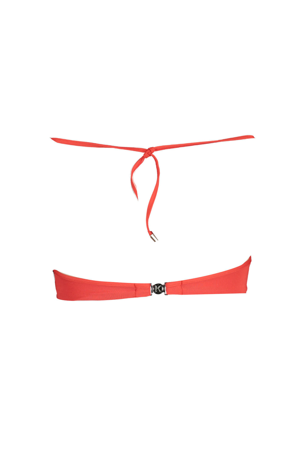 KARL LAGERFELD BEACHWEAR TOP WOMEN'S COSTUME RED