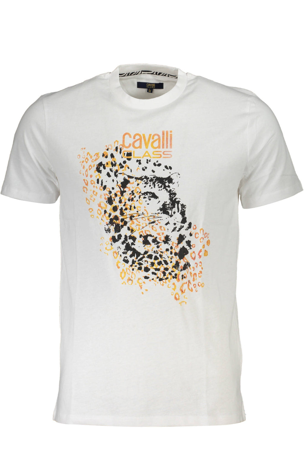 CAVALLI CLASS MEN'S SHORT SLEEVED T-SHIRT WHITE