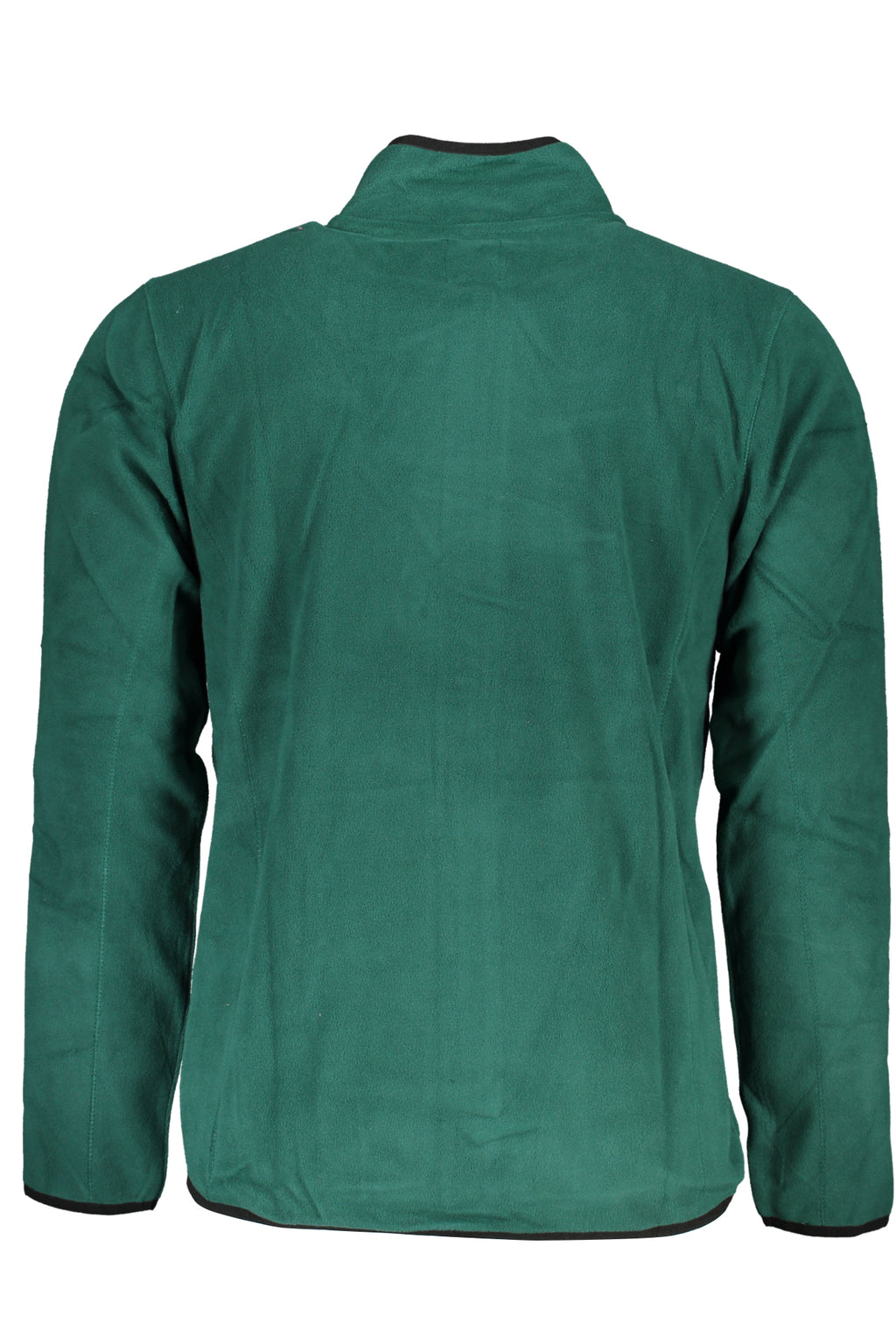 GIAN MARCO VENTURI MEN'S GREEN ZIP SWEATSHIRT